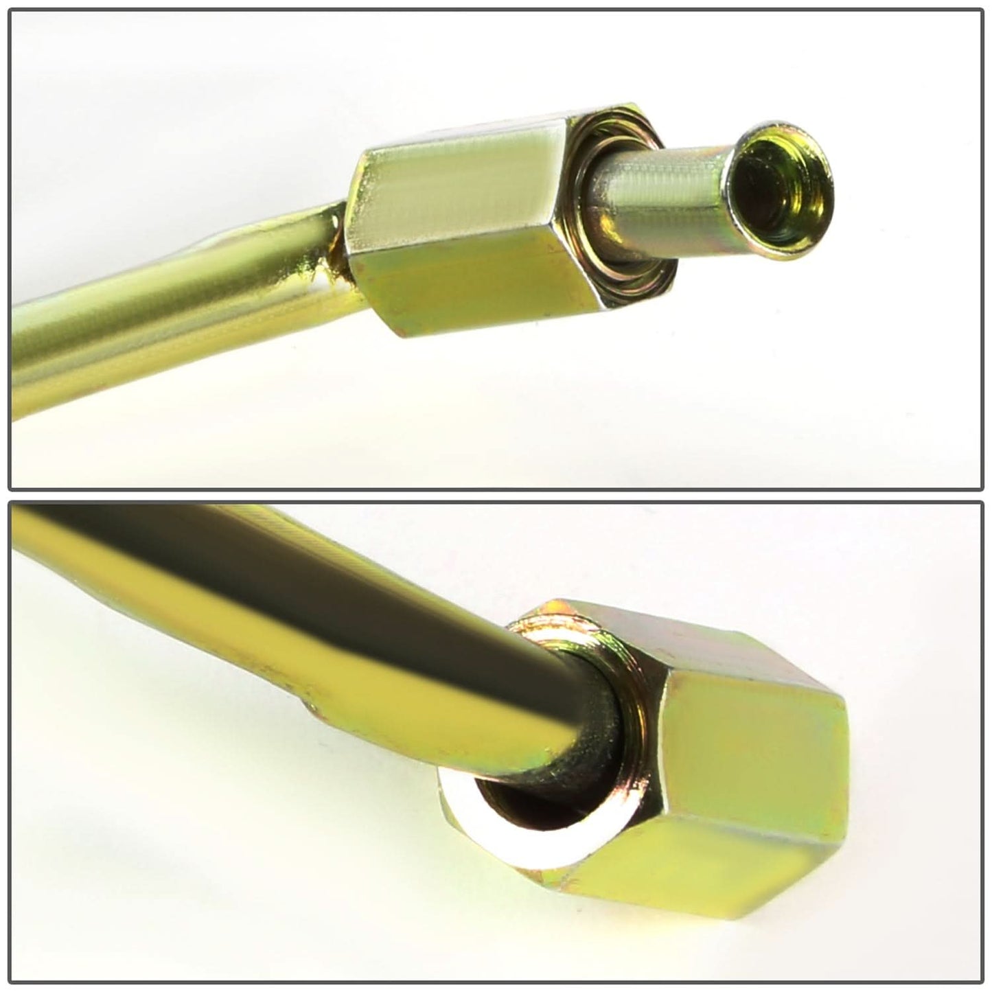4AN Oil Feed Line - 90 Degree Fittings Both Ends