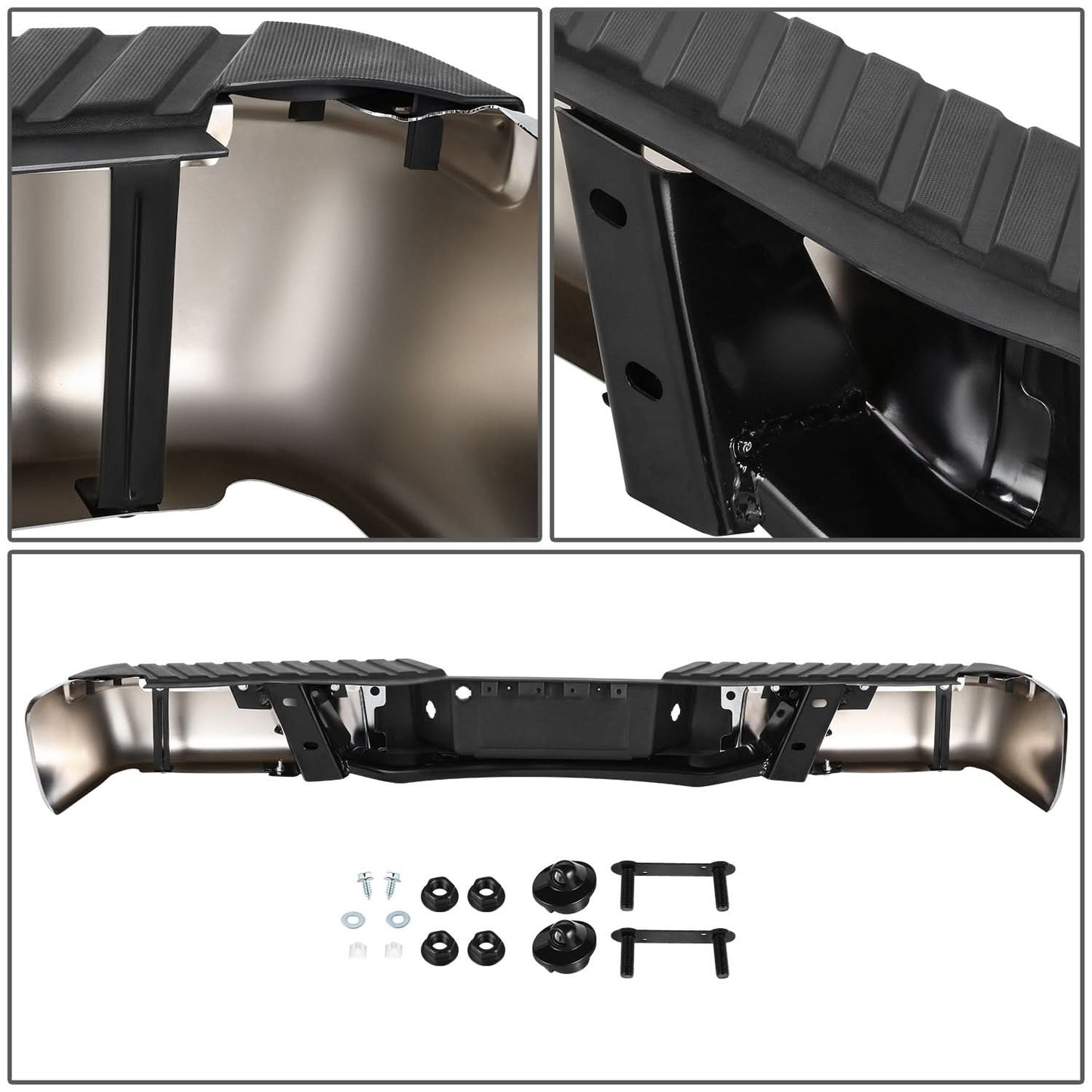 2009-2014 Ford F-150 Chrome Rear Bumper - Fleetside