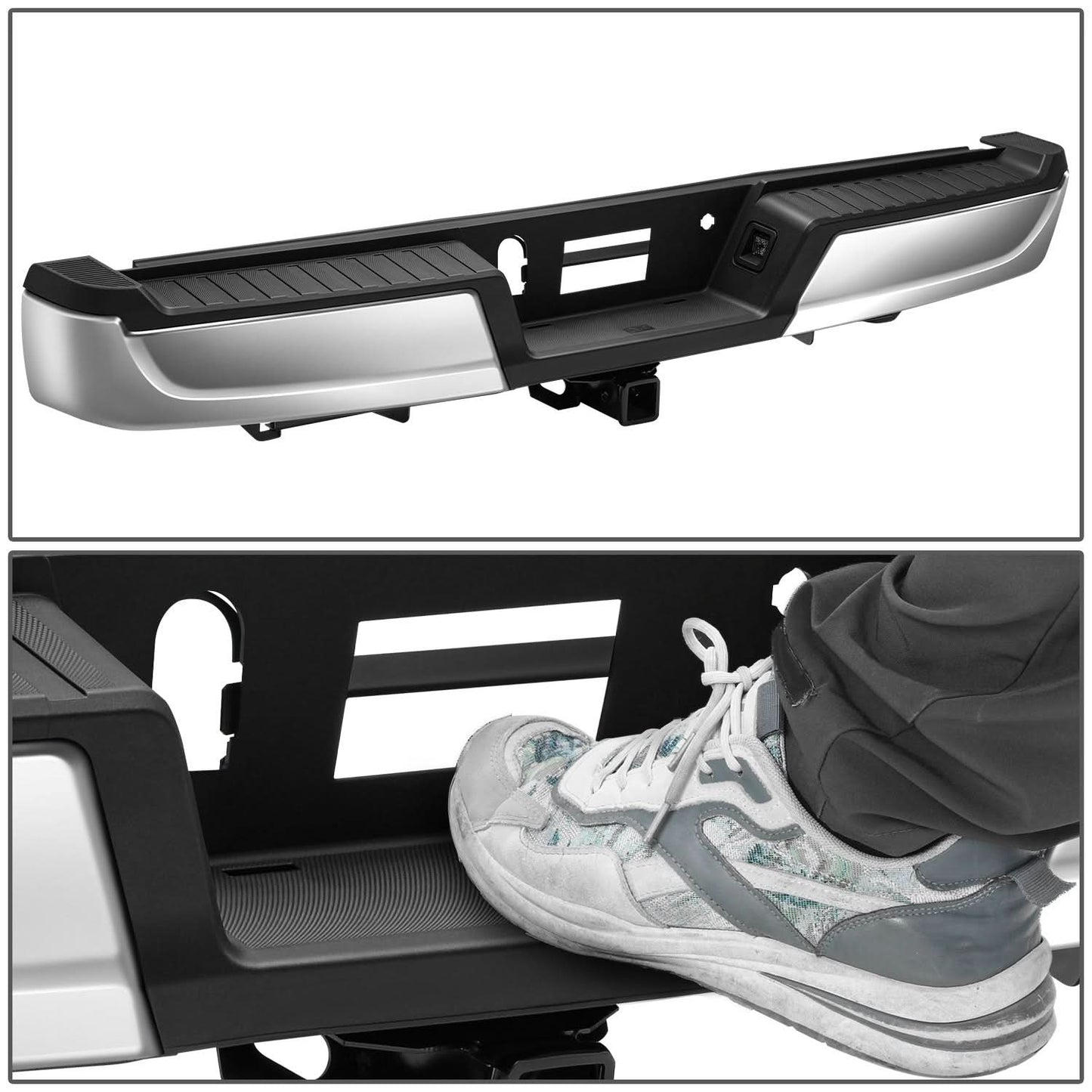 2015-2020 Ford F-150 Chrome Rear Bumper Assembly