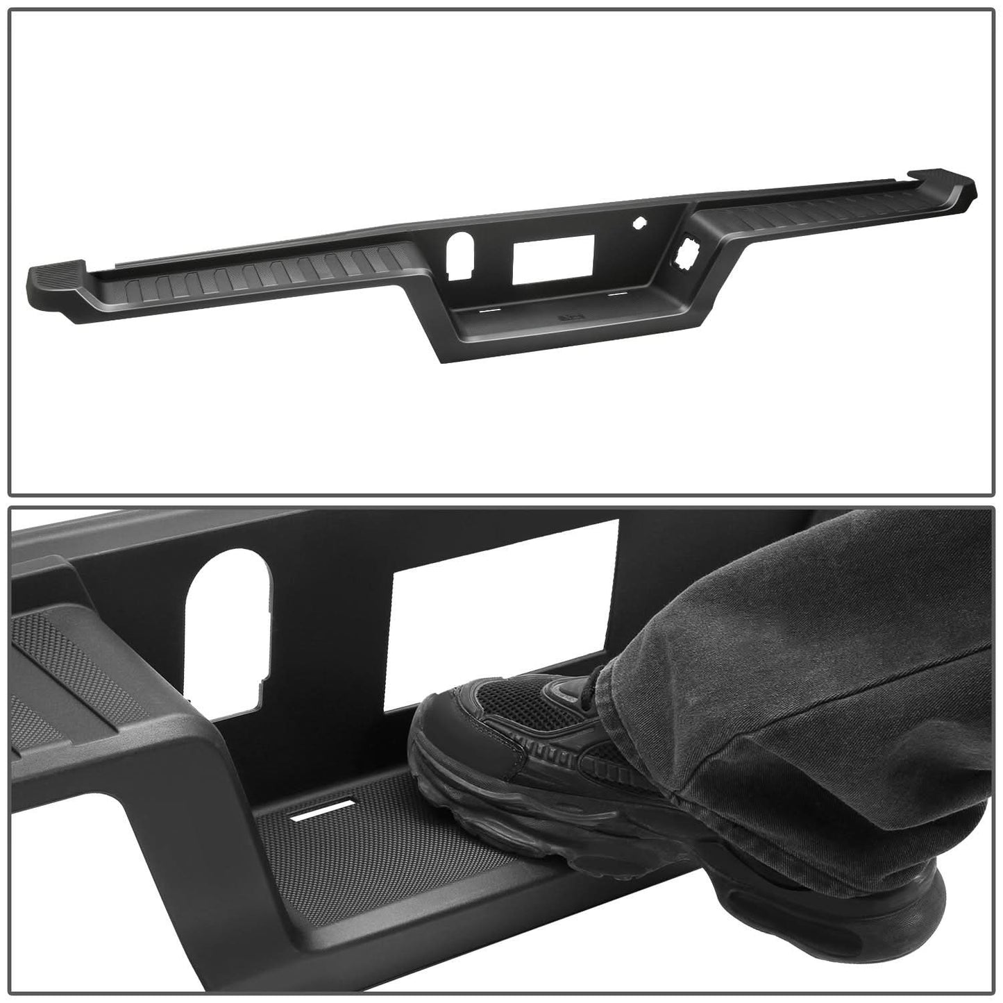2004-2008 Ford F-150 Rear Bumper - Textured Black