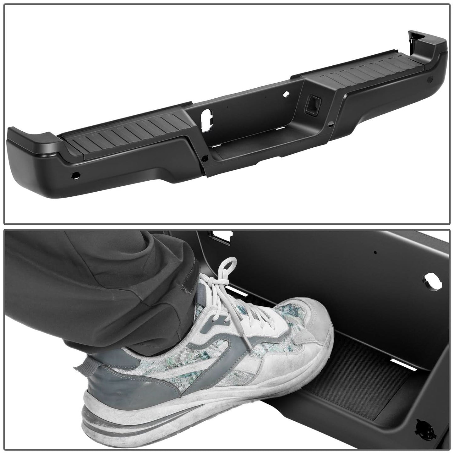17-22 Ford F-250/F-350 Super Duty Rear Bumper w/ Parking Sensor Holes