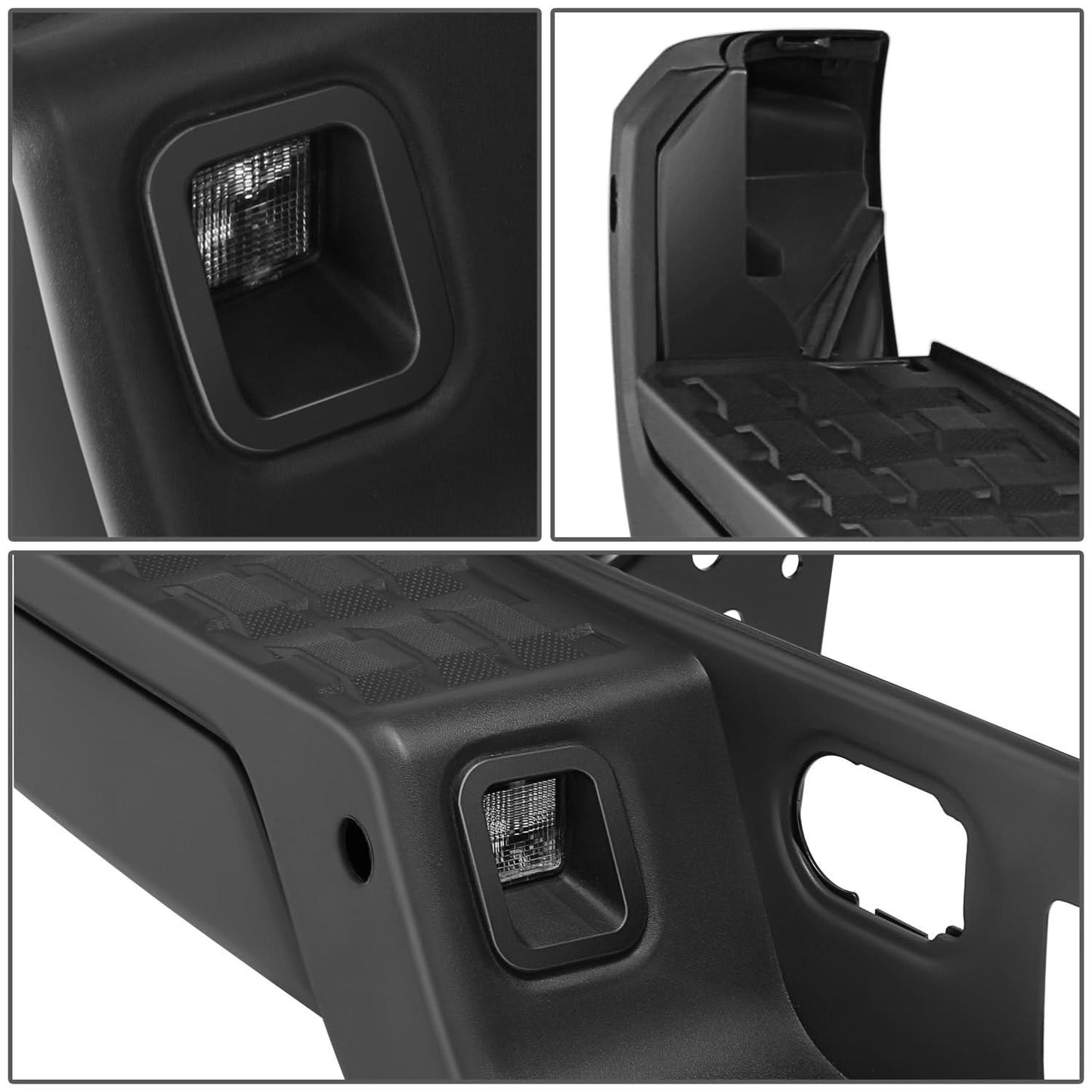 2016-2023 Toyota Tacoma Rear Bumper with Sensor Hole - Black