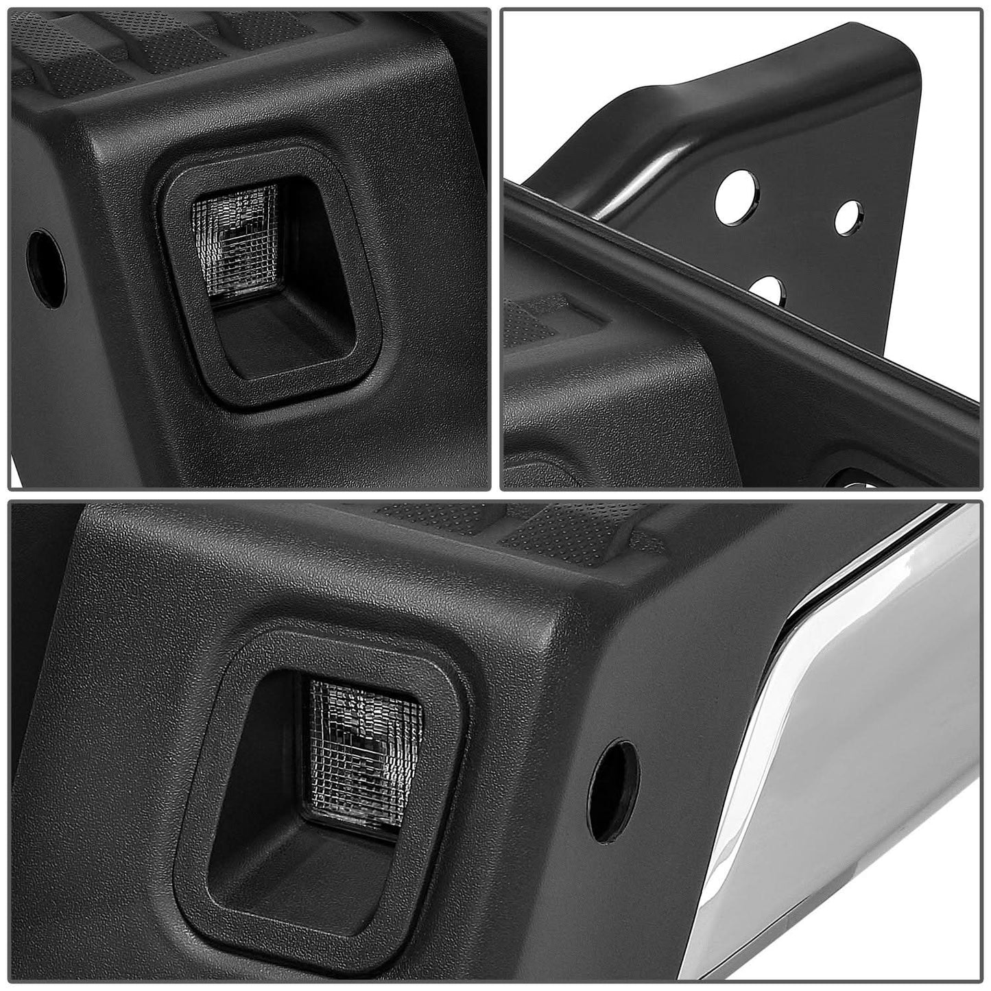 16-23 Toyota Tacoma Chrome Rear Bumper with Sensor Hole