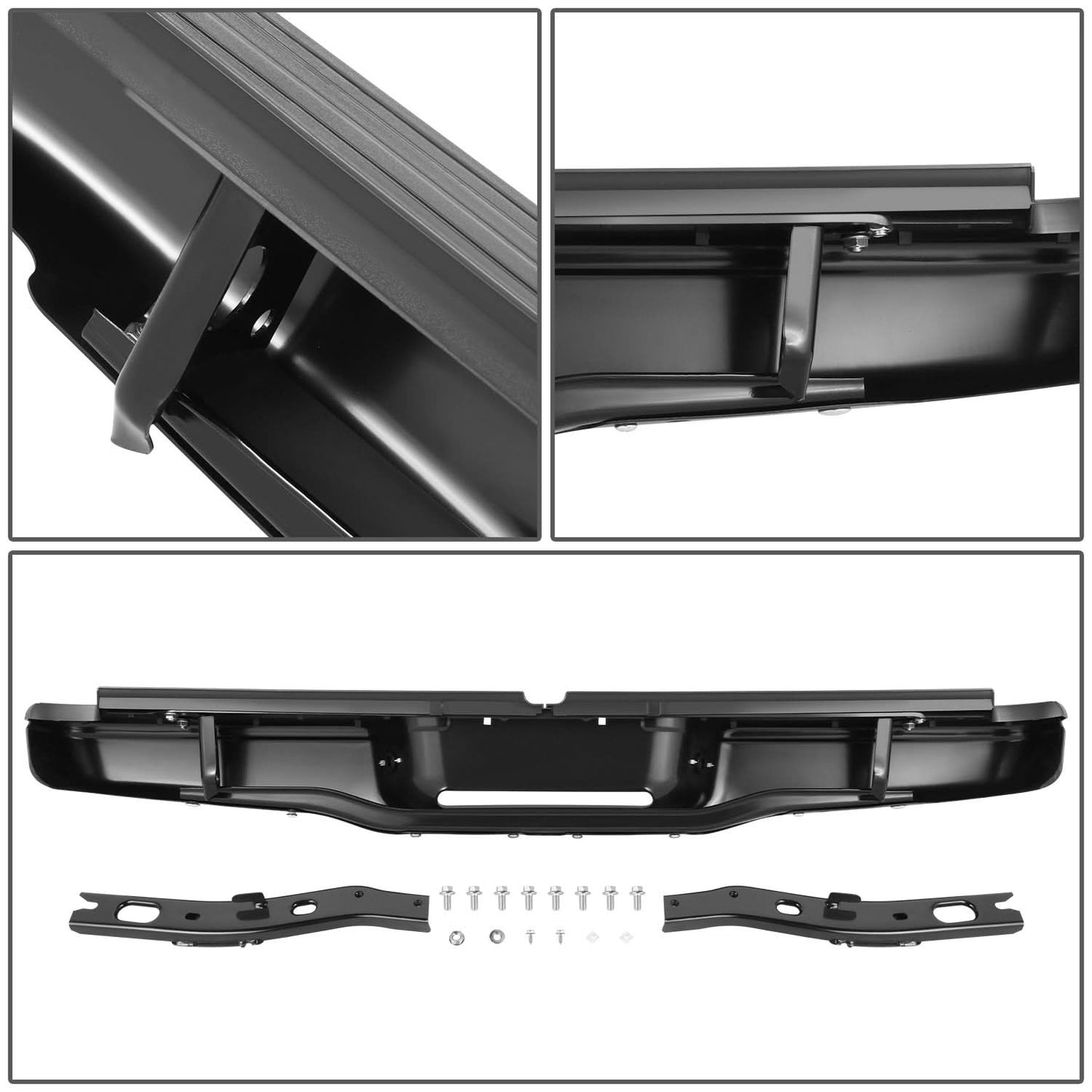 95-04 Toyota Tacoma Rear Bumper - Black