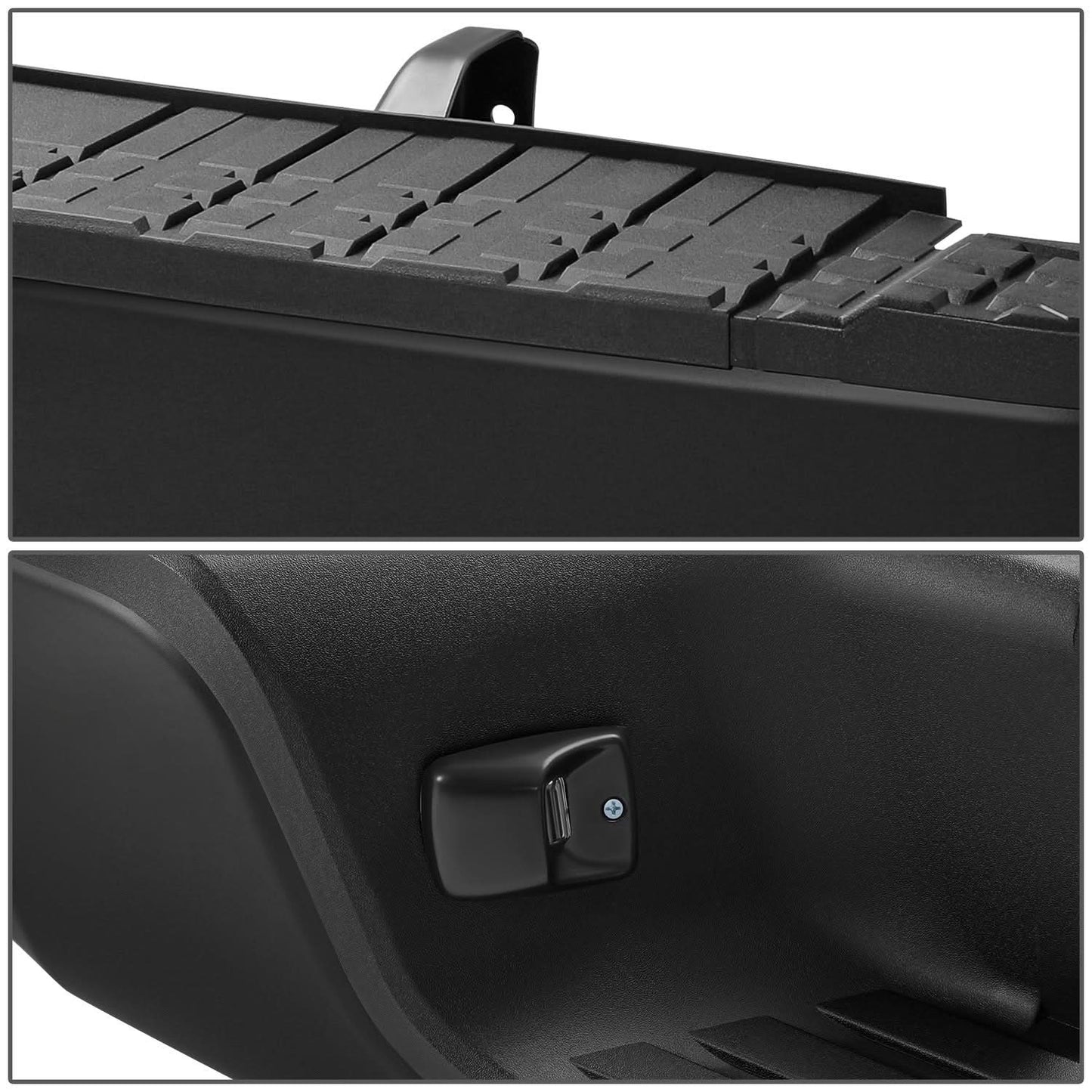2007-2013 Toyota Tundra Rock Warrior Style Rear Bumper - Black