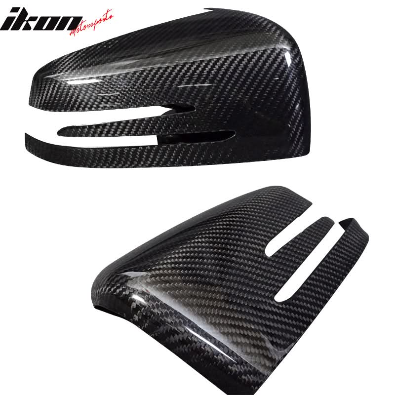 2010-2014 Mercedes-Benz E Class Matte Side View Mirror Trim Overlay CF