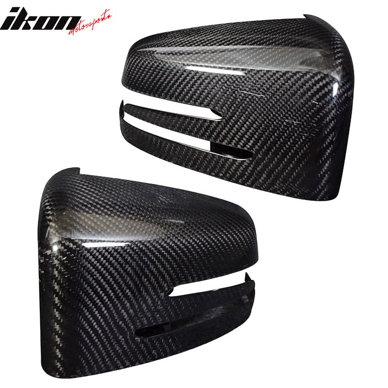 2010-2014 Mercedes-Benz E Class Matte Side View Mirror Trim Overlay CF
