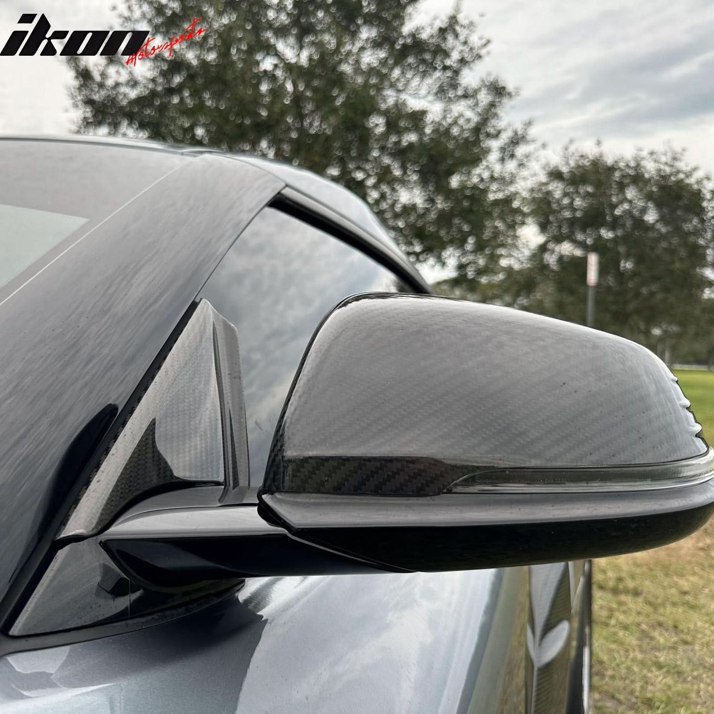 2020-2025 Toyota GR Supra A90 Mirror Covers Cap Gloss Dry Carbon Fiber