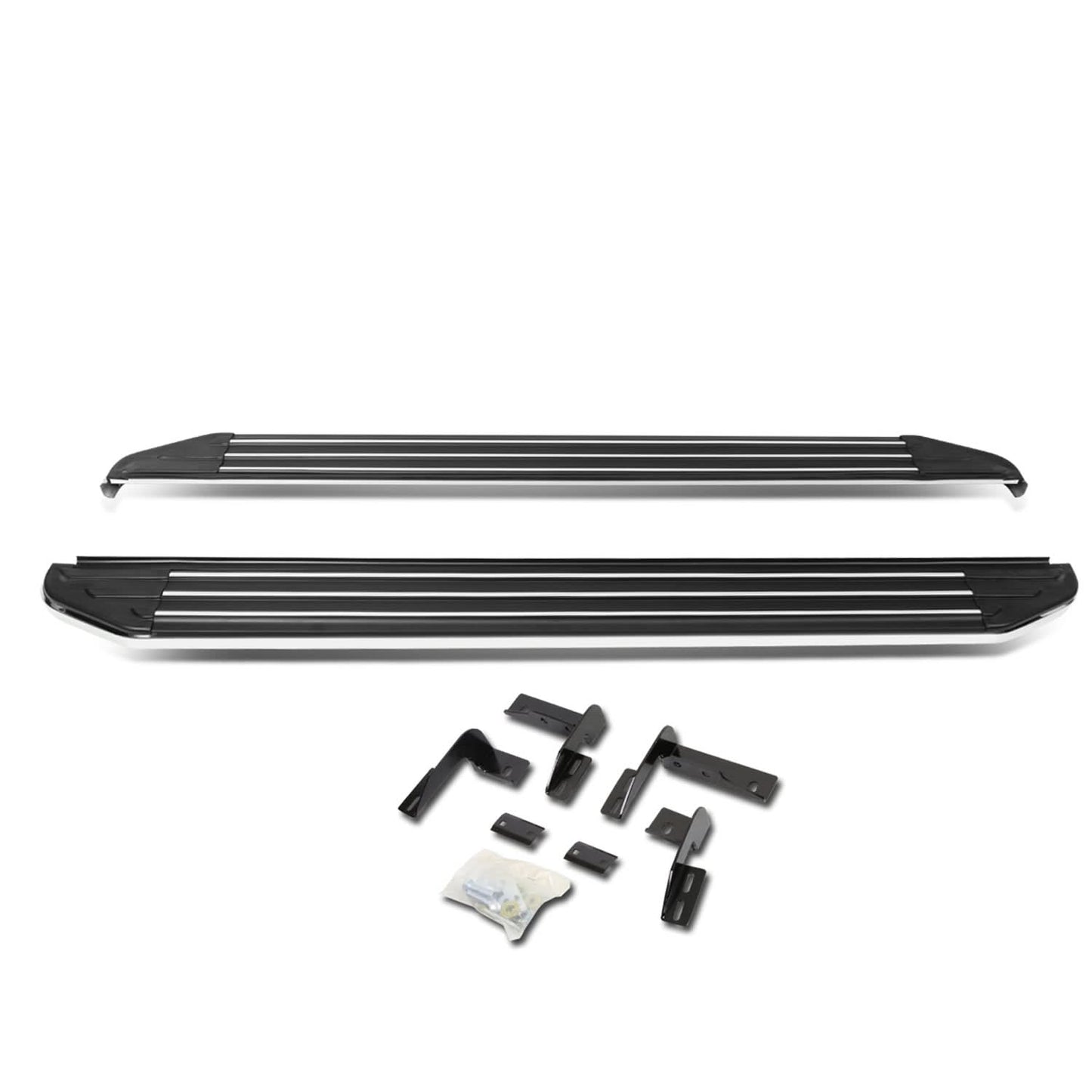 Toyota RAV4 6 Inch Aluminum Running Boards - Black