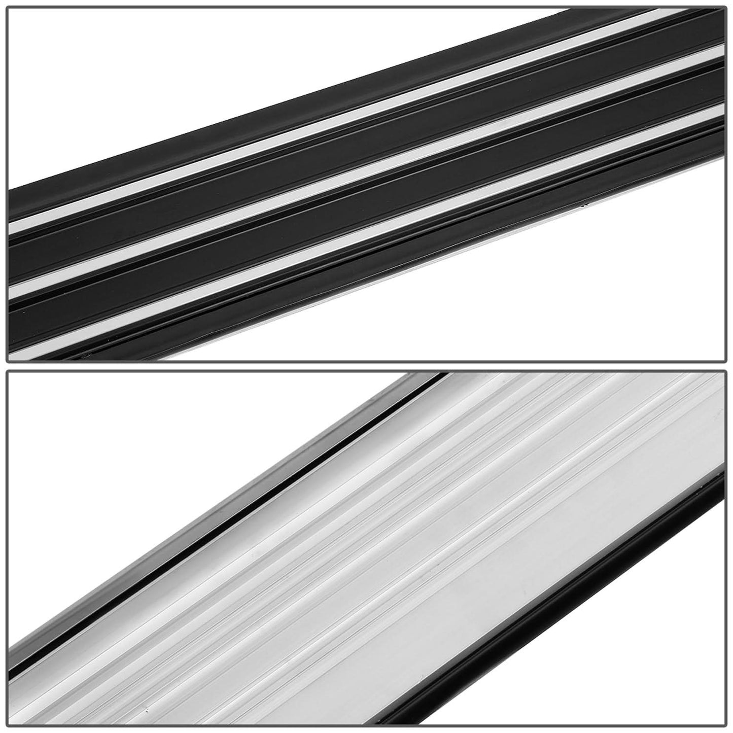 Toyota RAV4 6 Inch Aluminum Running Boards - Black