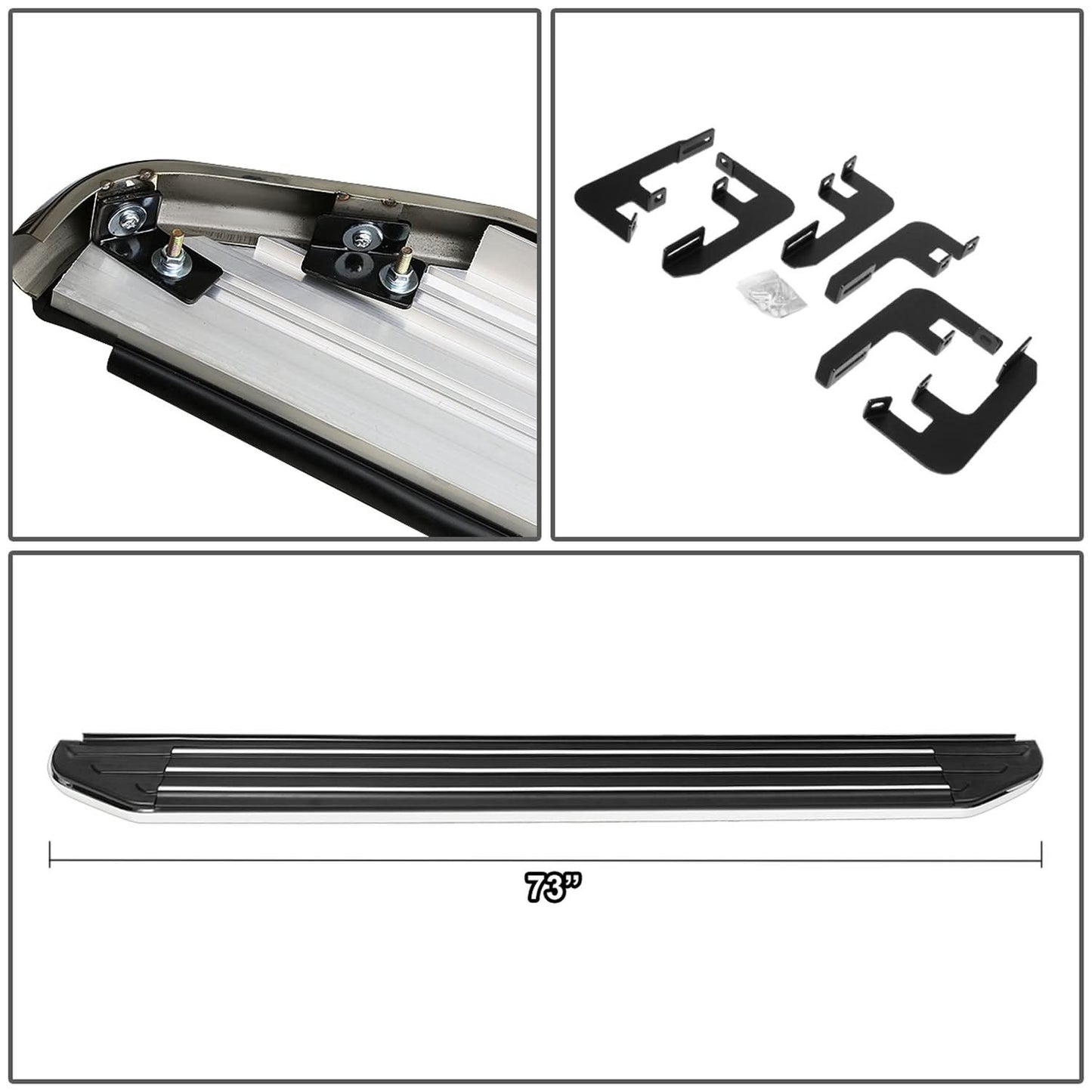 2014-2019 Acura MDX 5.5" Running Boards Aluminum