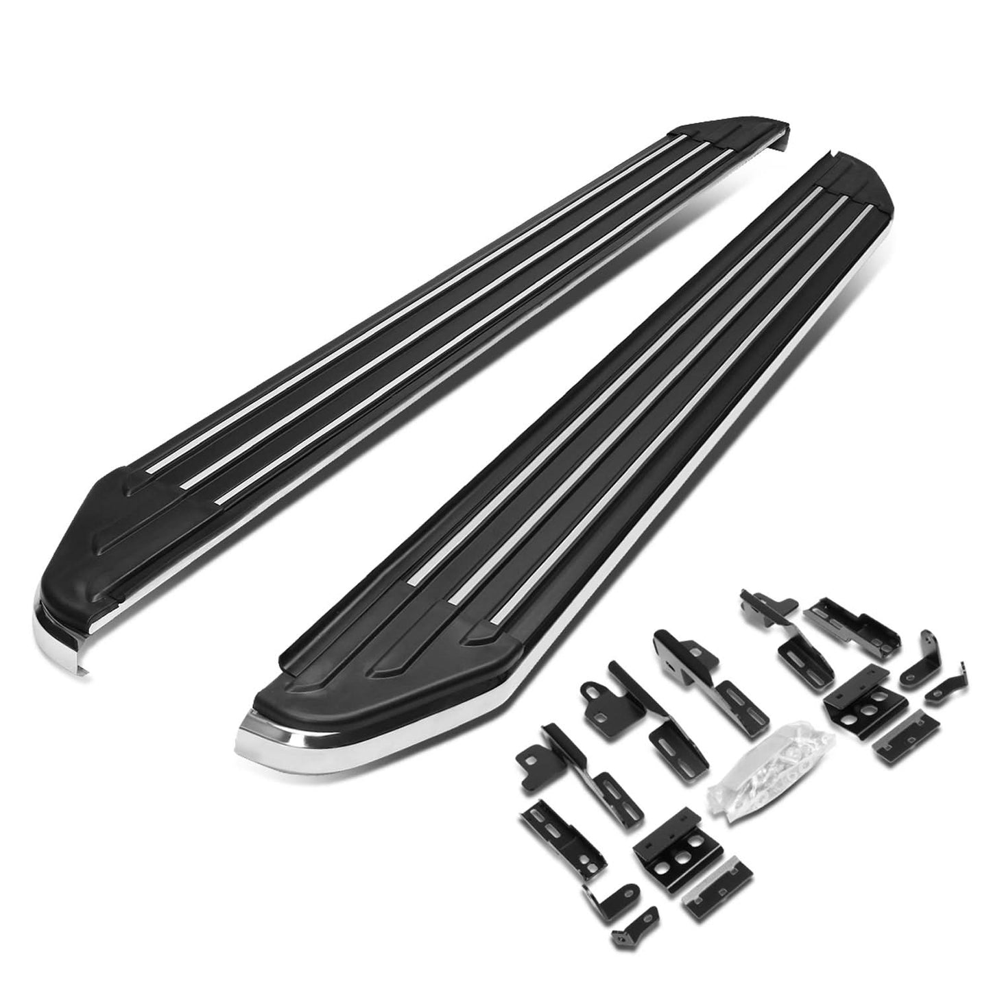 2011-2019 Ford Explorer 5.5" Aluminum Running Boards - Black