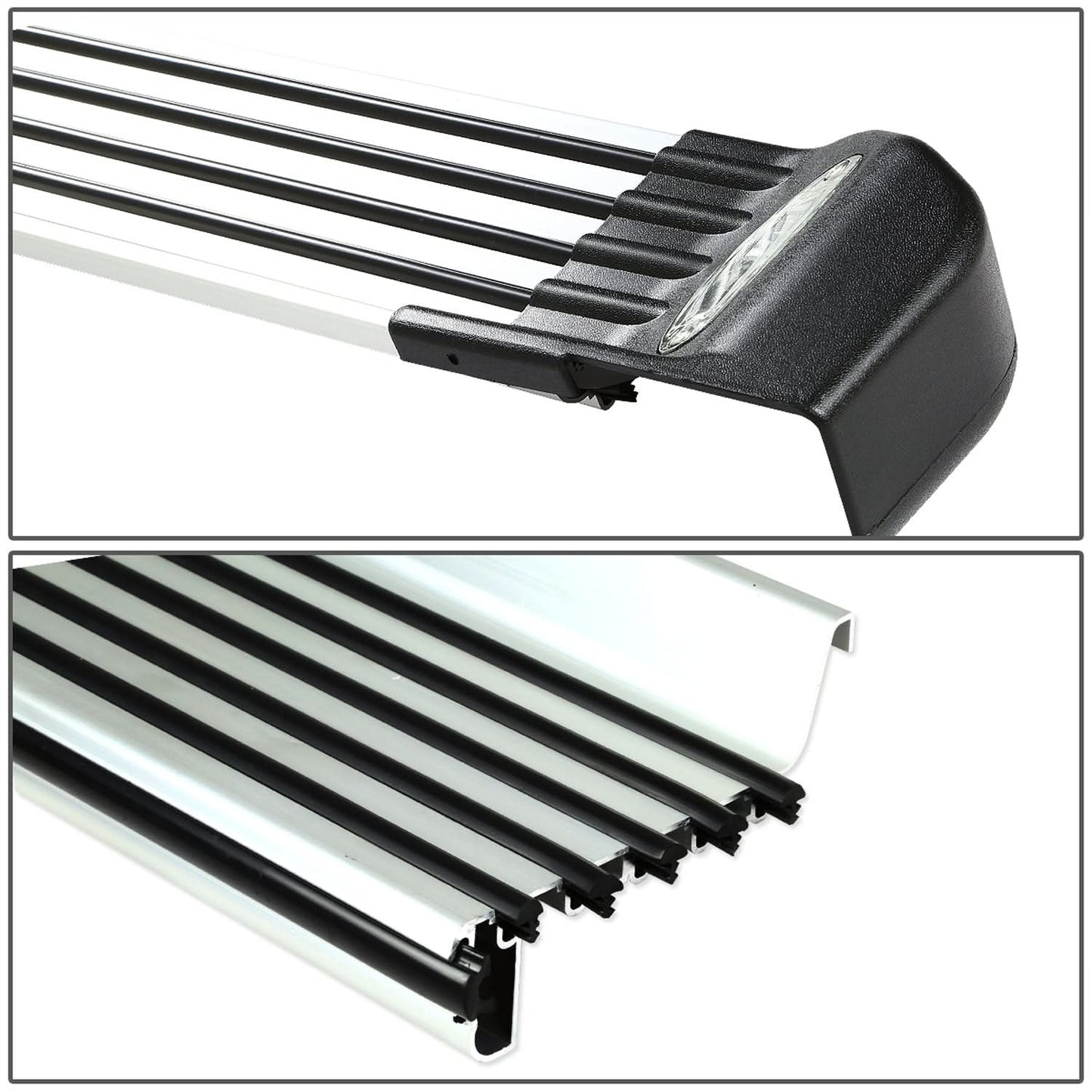 09-15 Honda Pilot Aluminum Running Boards 5.25" with Lights