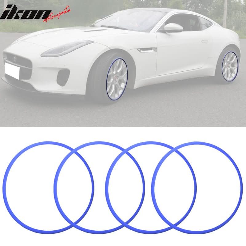 17 inch Blue Heavy Duty Wheel Guard Rim Protecting Trim