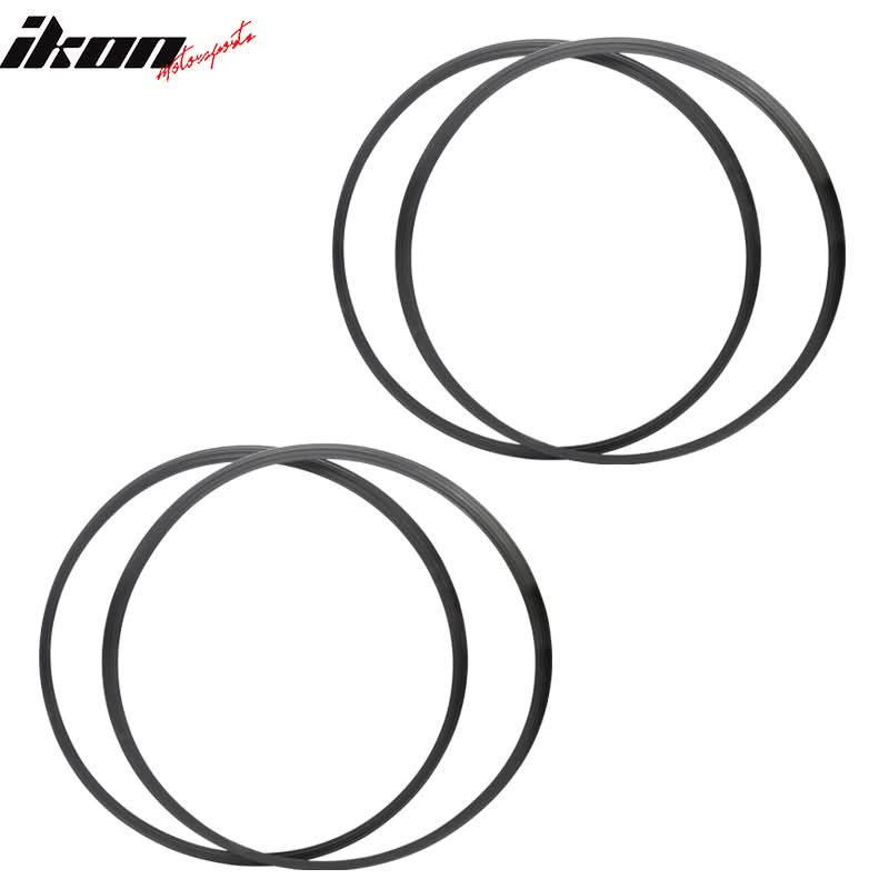 Heavy Duty Wheel Guard Rim Protecting Trim 20in Black