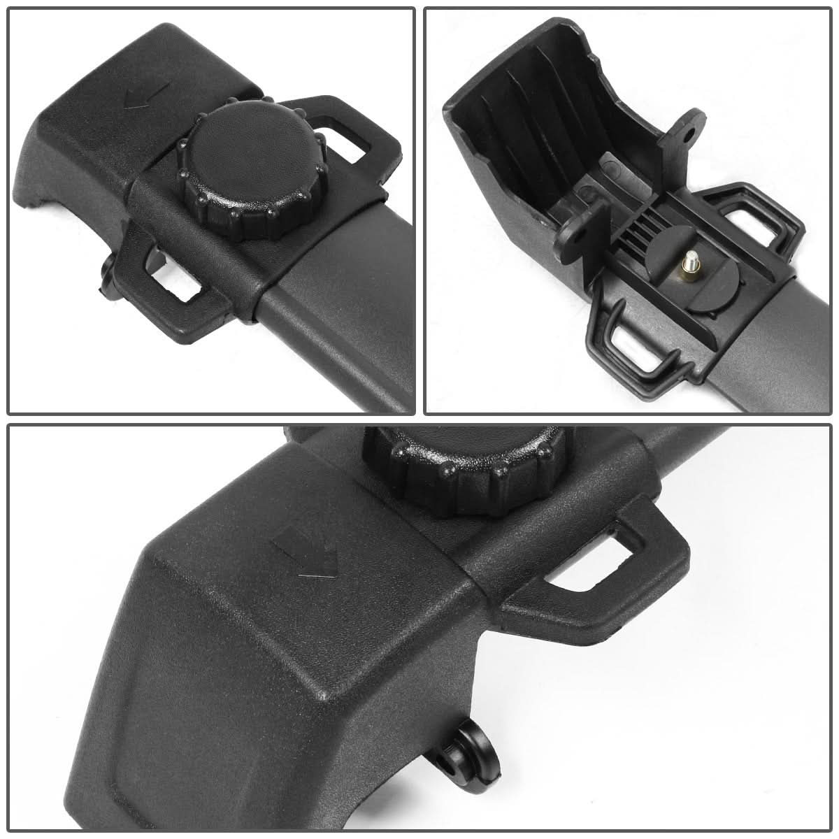 2011-2016 Jeep Compass Roof Rack Crossbar Set - Black
