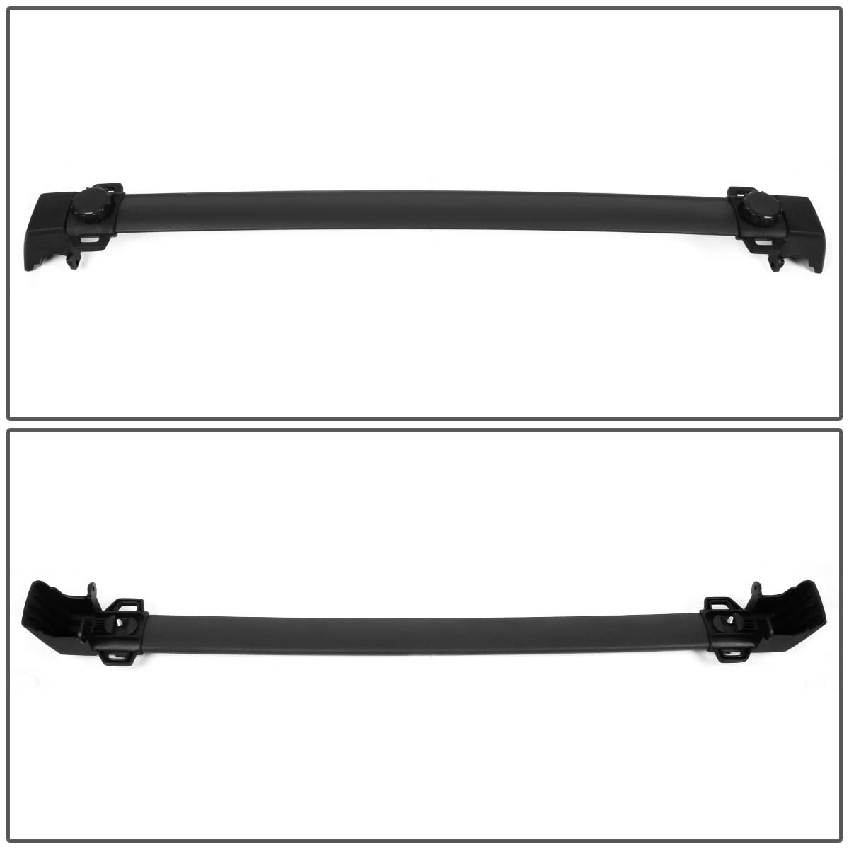 2011-2016 Jeep Compass Roof Rack Crossbar Set - Black