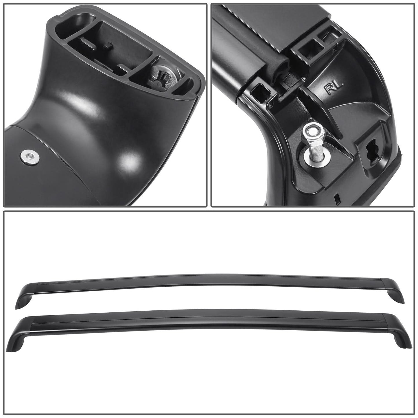 Tesla Model Y Aluminum Roof Rack Crossbar Set