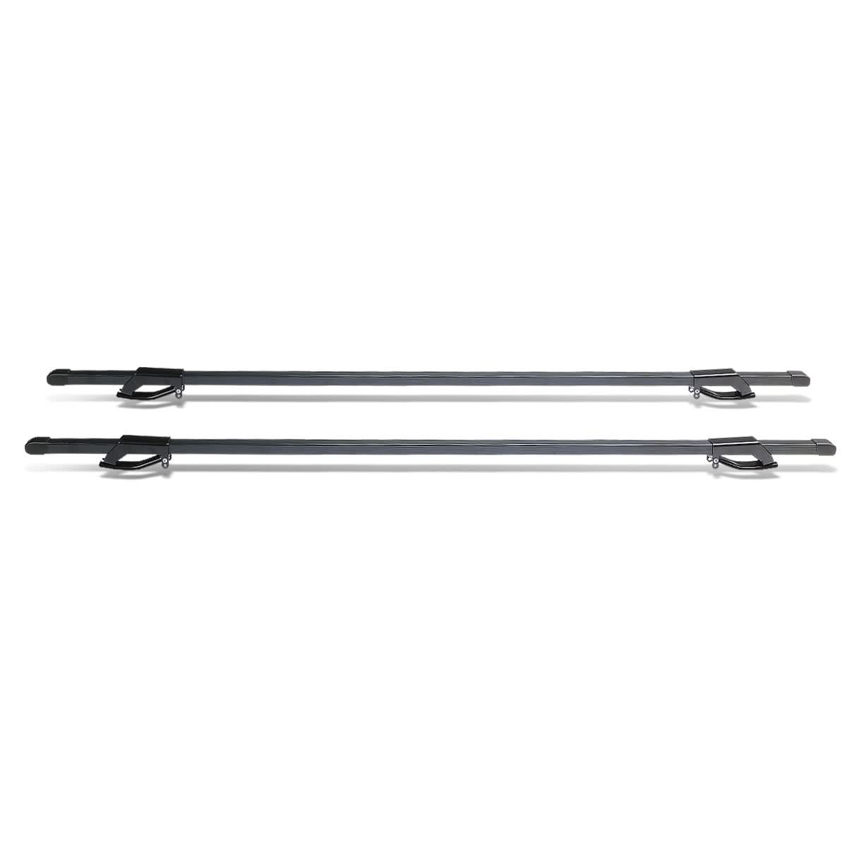 50 Inch Square Aluminum Roof Rack Crossbar - Black