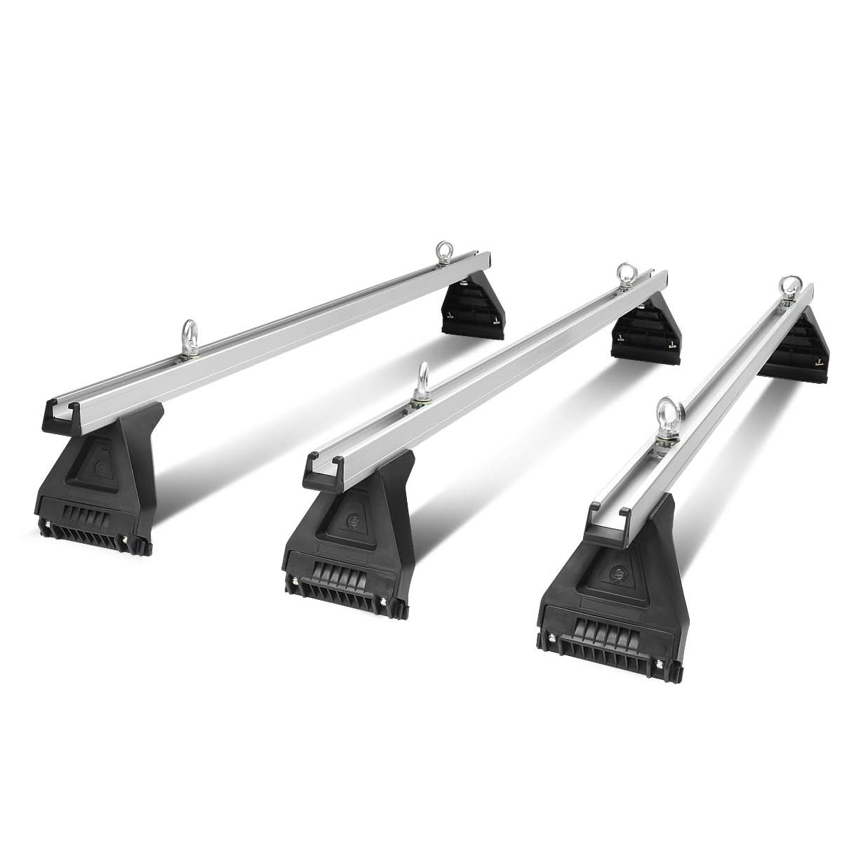 Universal 58" Aluminum Roof Rack Kit - Silver