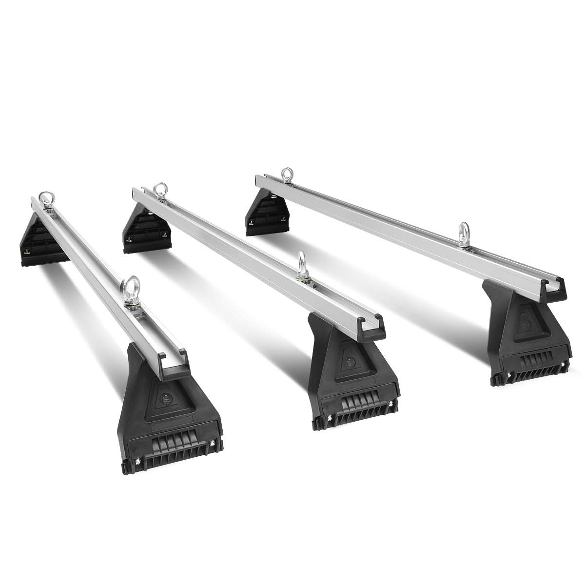 Universal 58" Aluminum Roof Rack Kit - Silver