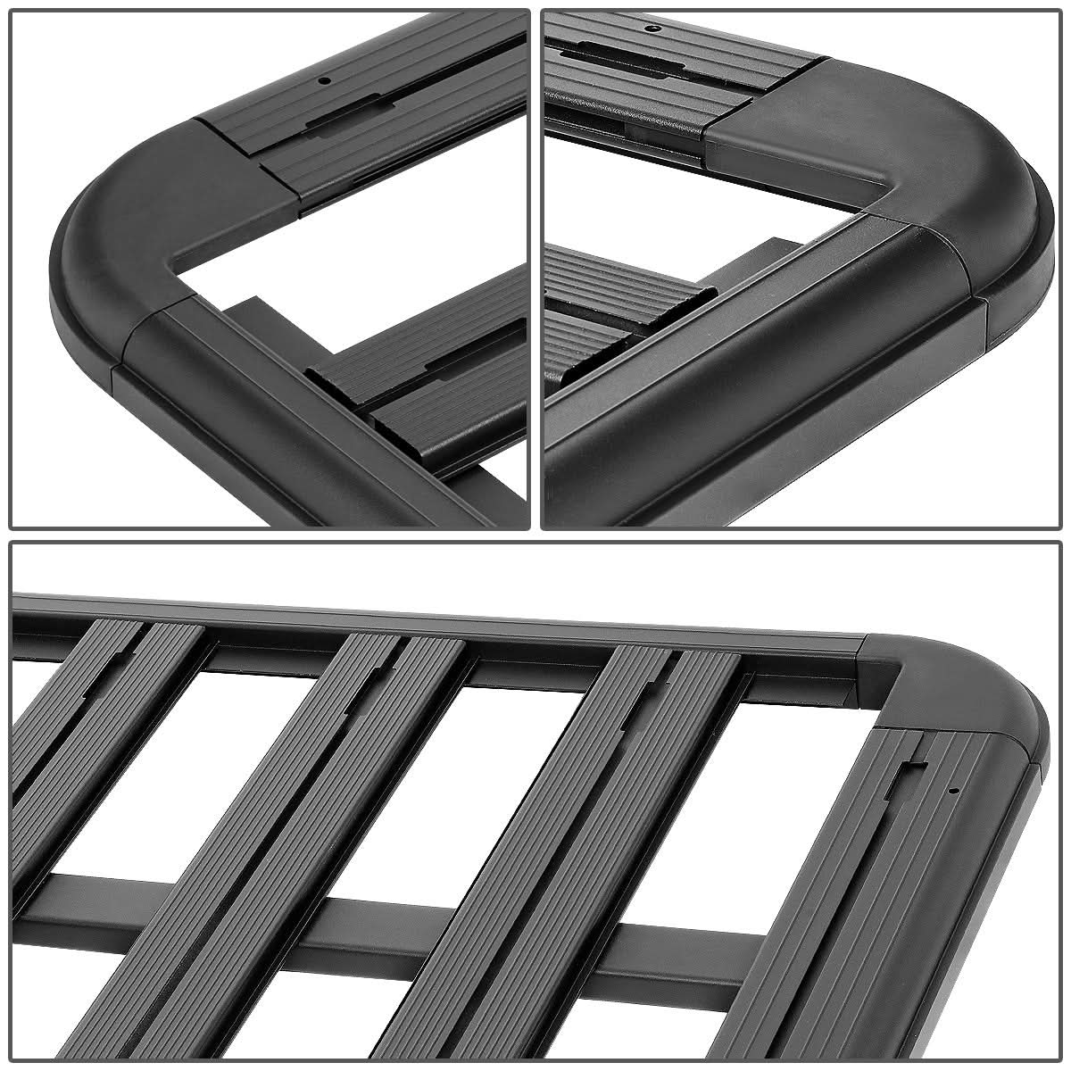 Universal Roof Rack Cargo Basket 60"L x 40"W Aluminum
