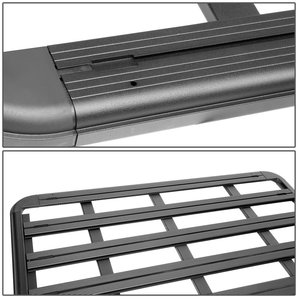 Universal Roof Rack Cargo Basket 60"L x 40"W Aluminum