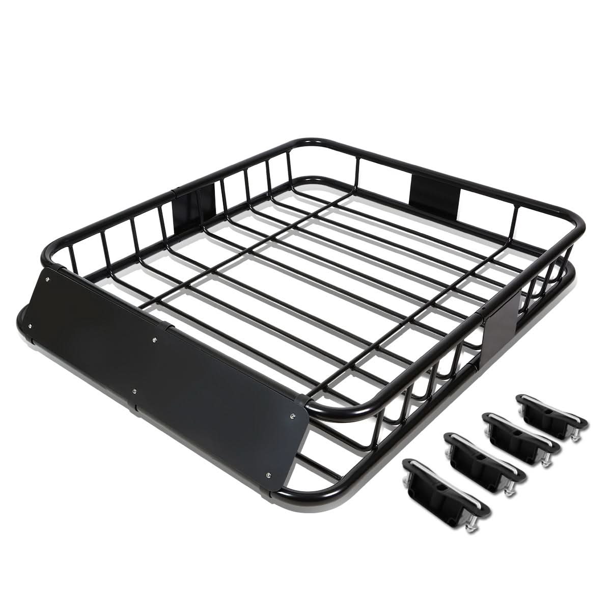 Universal Steel Roof Rack Basket 48" x 40" - Black