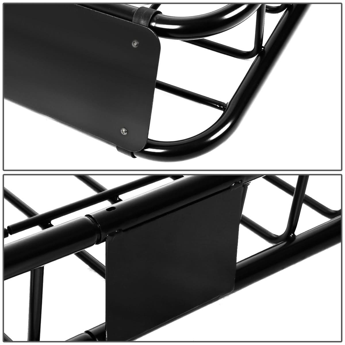Universal Steel Roof Rack Basket 48" x 40" - Black