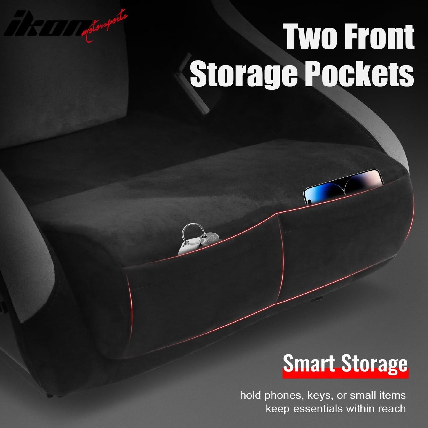 Universal Racing Bucket Seats W/ Slider 4 Point 3" Belt Harness Gray