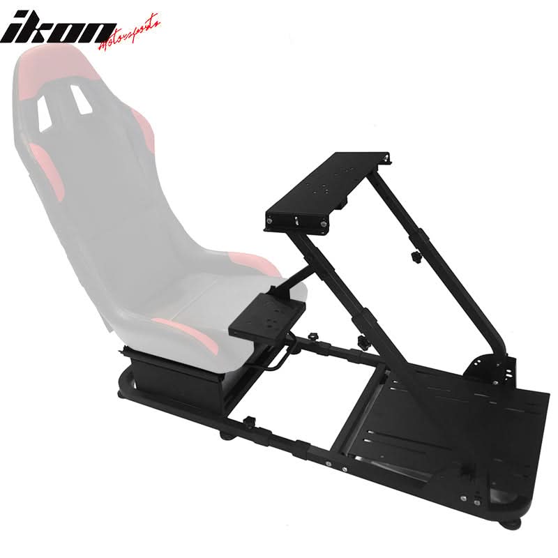Black Racing Seat Steering Wheel Stand Logitech G29 Thrustmaster