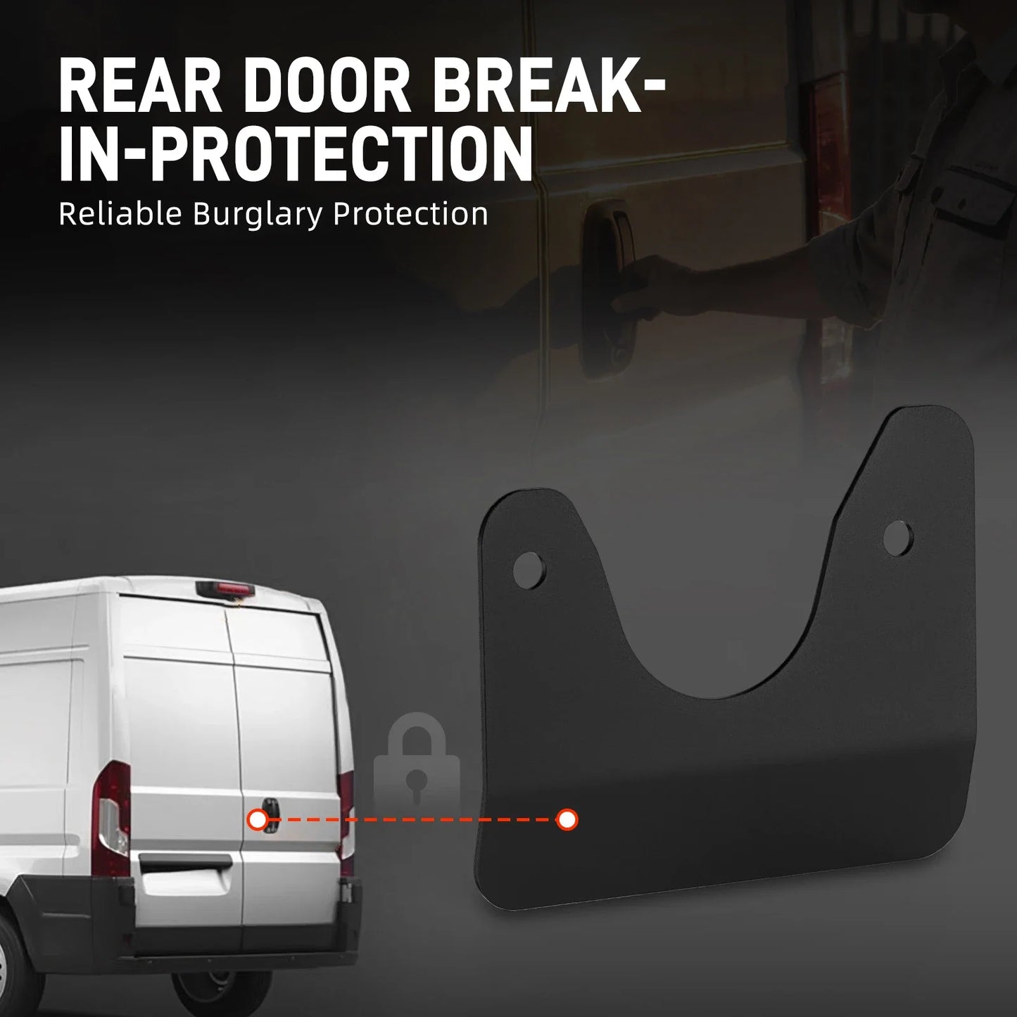 Tailgate & Driver Door Anti-Theft Lock Kit – Fiat Ducato, Peugeot Boxer & Citroen Jumper (2006+)