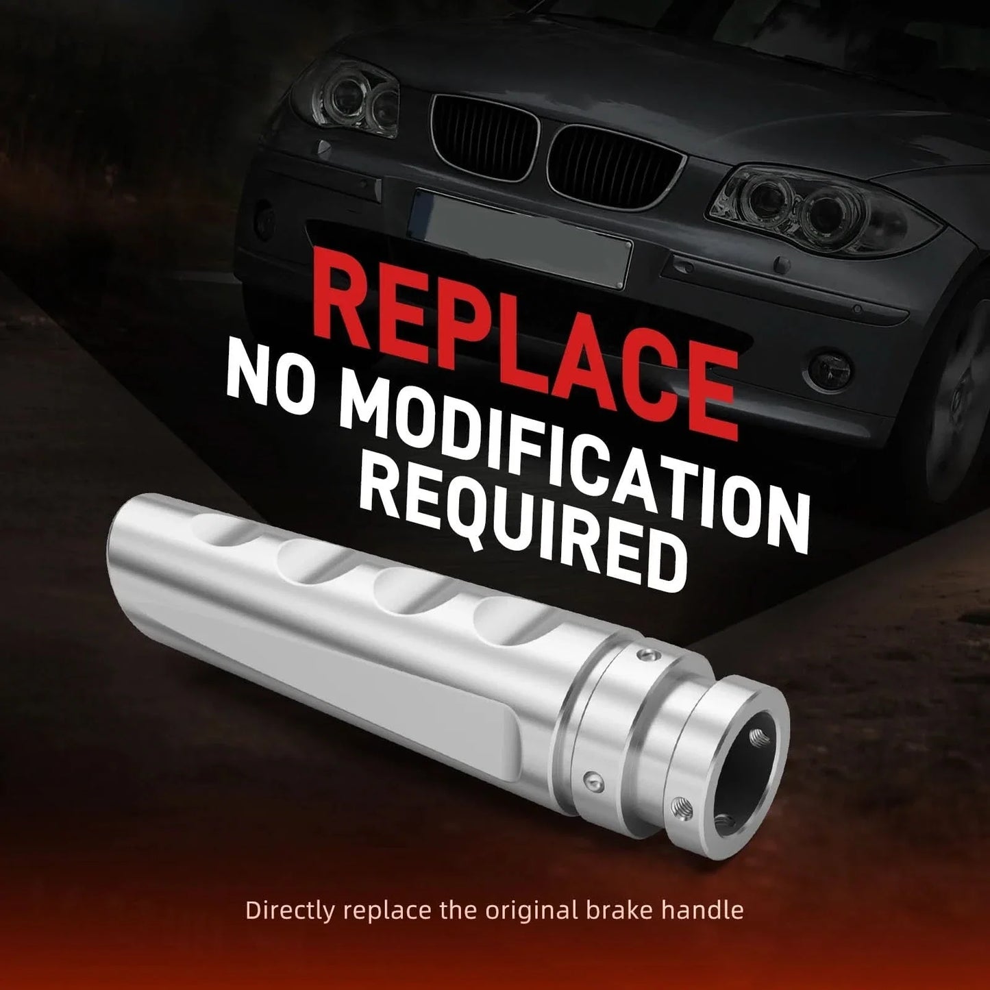 Billet Aluminum Hand Brake Handle for BMW E46 E36 M3/E39 E60 E34 M5/E82 E88 1M/E63 E64 M6/X3 E83/X5 E53/E87 E81 Z3 Z8 X6