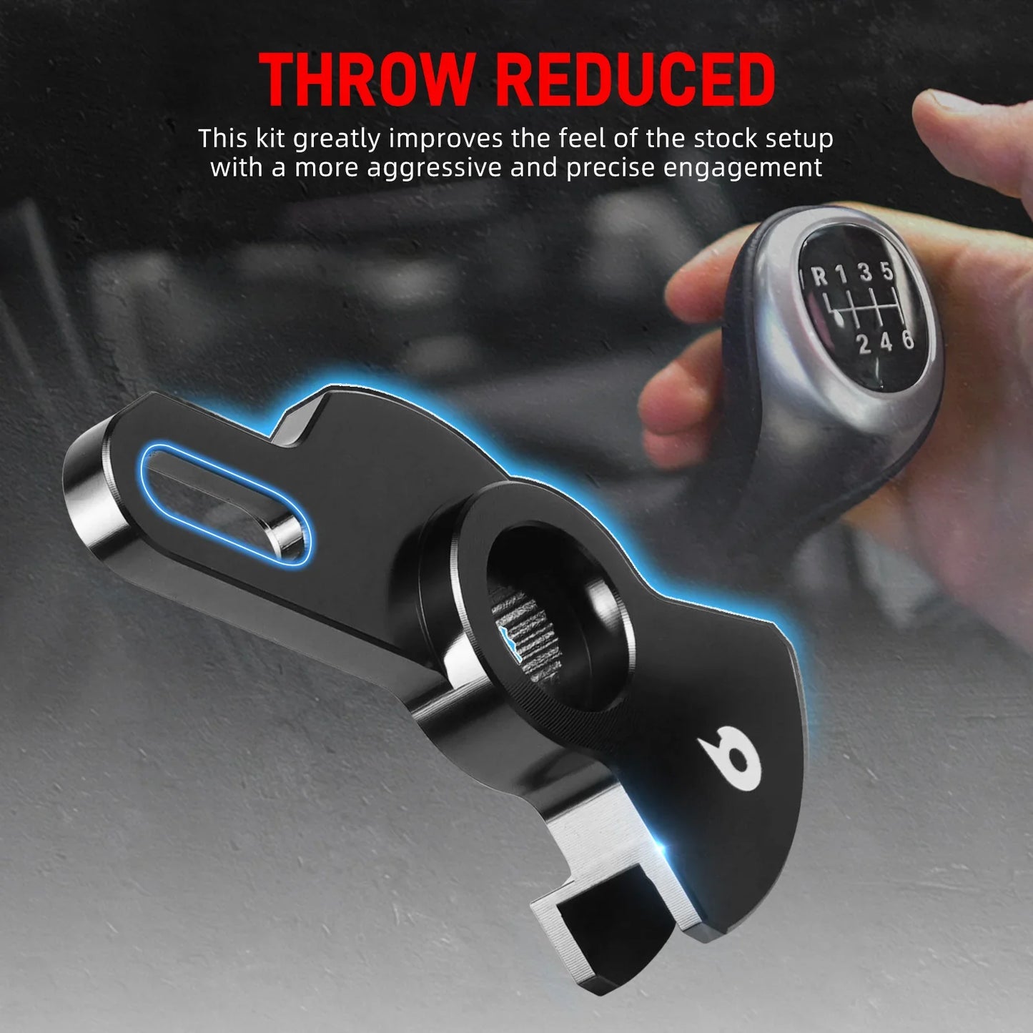 MQ250 Adjustable Short Shifter Kit – 5 Speed Throw Reduction (Golf MK4 MK5 Jetta Audi TT A3)