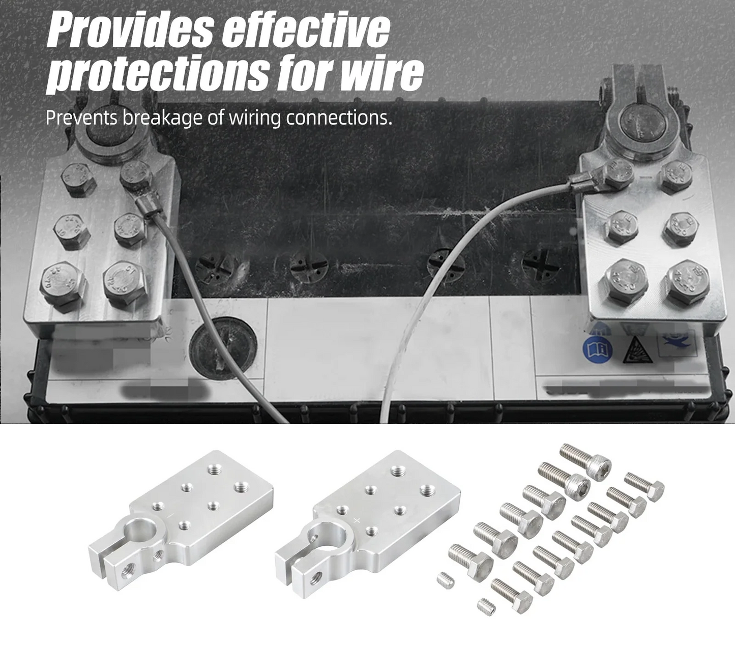 Multi-Port Battery Terminal Connector – 4 or 6 Output for 4/0 AWG & Down (SAE Post)