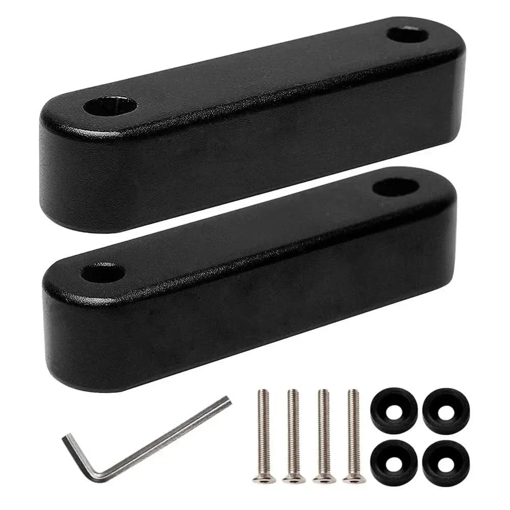 Universal Aluminum Hood Vent Spacer Riser Kit (Black / Purple / Silver)
