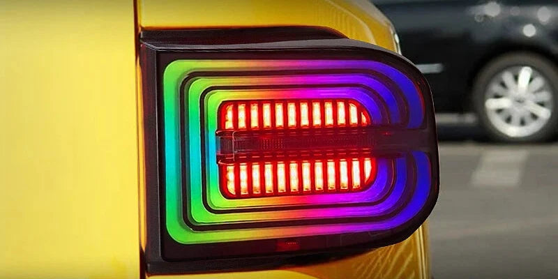 Toyota FJ Cruiser RGB LED Tail Light Assembly with Dynamic Turn Signal 2007 - 2020 (Pair)