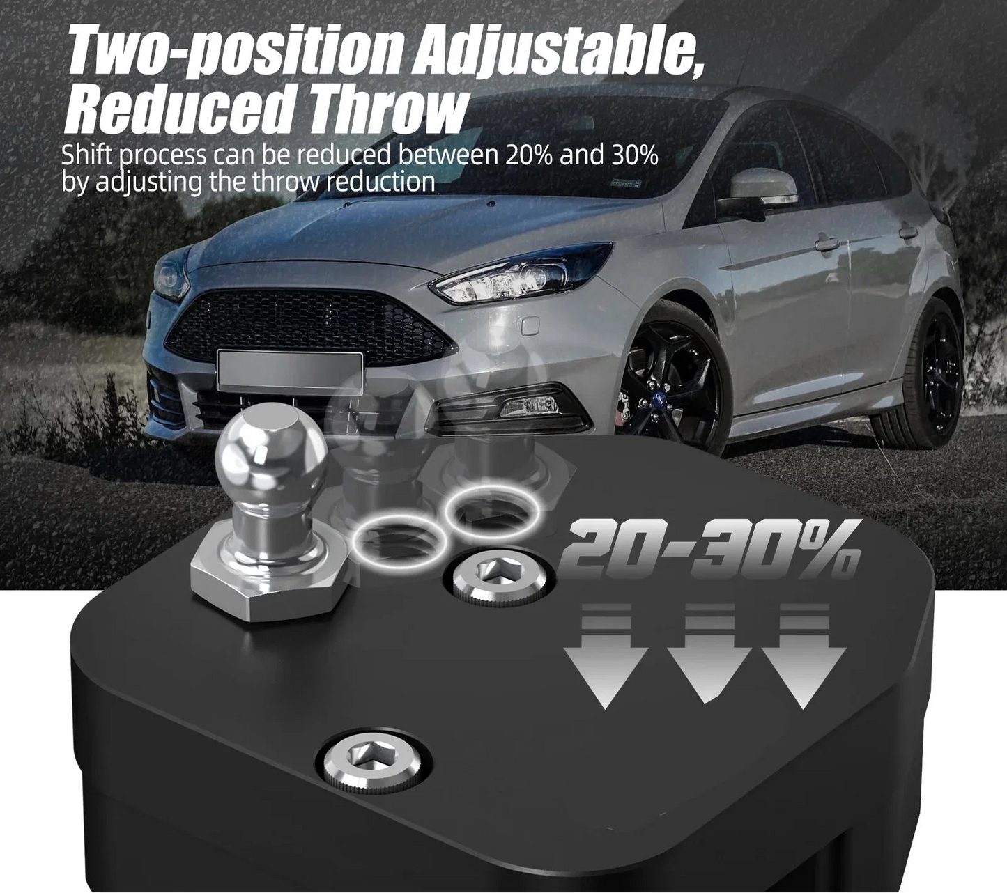 Ford Focus ST/RS MK3 Short Shifter Adapter – Adjustable Throw Reduction Kit