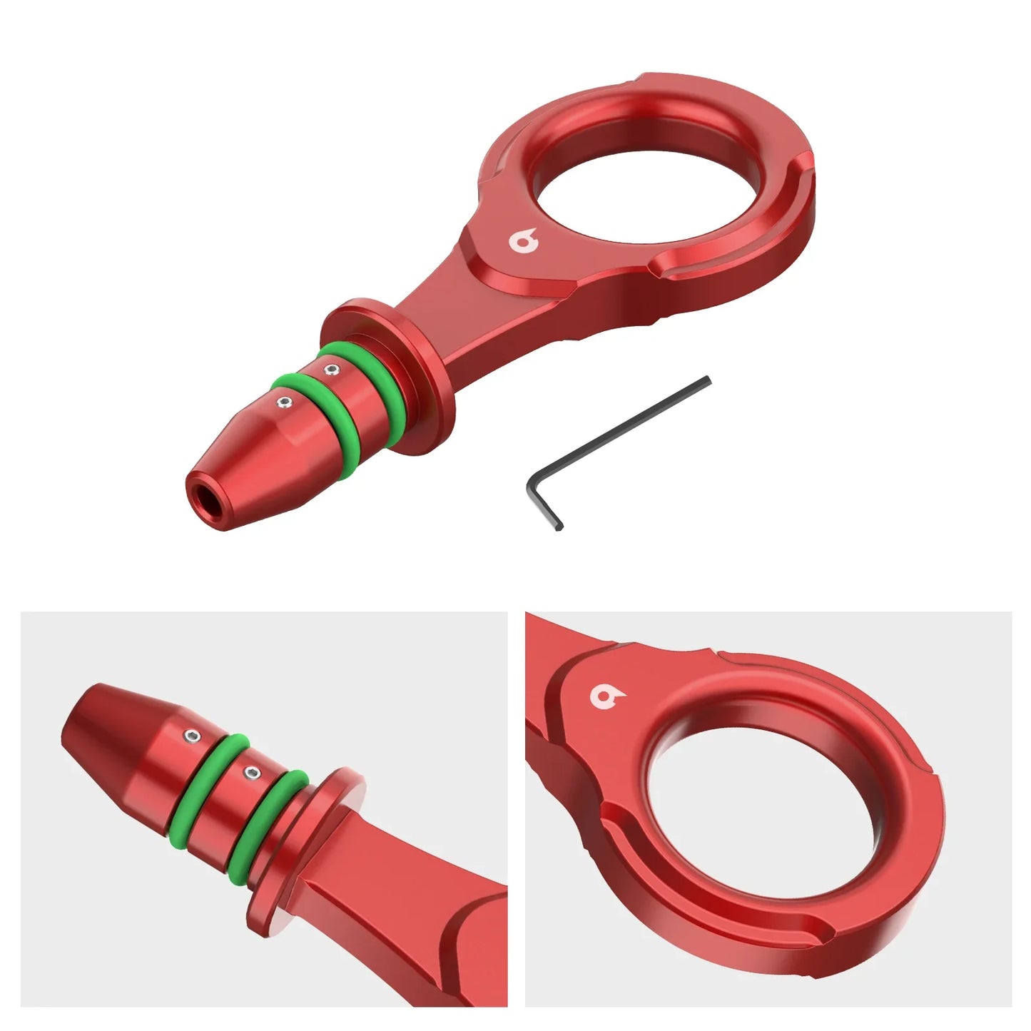 VW Golf MK7 / MK8 GTI R, Audi A3 / S3 / TT / Q3, SEAT Leon Cupra & Skoda Octavia vRS Billet Aluminium Oil Dipstick Handle for EA888 Gen 3 1.8 / 2.0 TSI (2013 - Up)