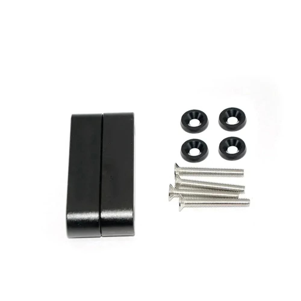 Universal Aluminum Hood Vent Spacer Riser Kit (Black / Purple / Silver)