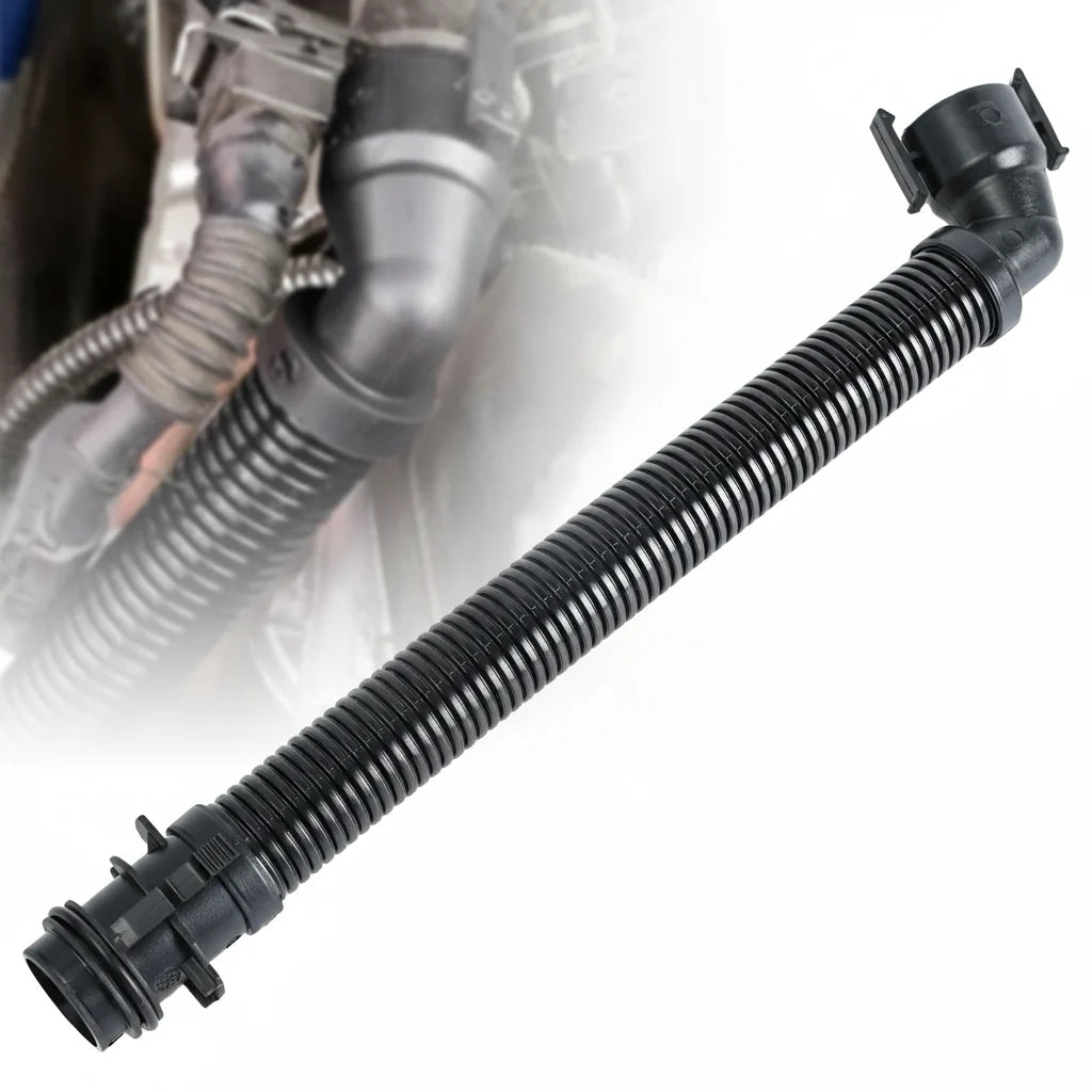 BMW N47N / B47 Diesel Engine Air Intake Breather Pipe Ventilation Hose for F20 / F21 / F22 / F23 / F30 / F31 / F34 / F32 / F33 / F36 / F10 / F11 / G30 / G31 / G11 / G12 / G01 / F25 / G02 / F26 / F15 (Replaces 13717823517)