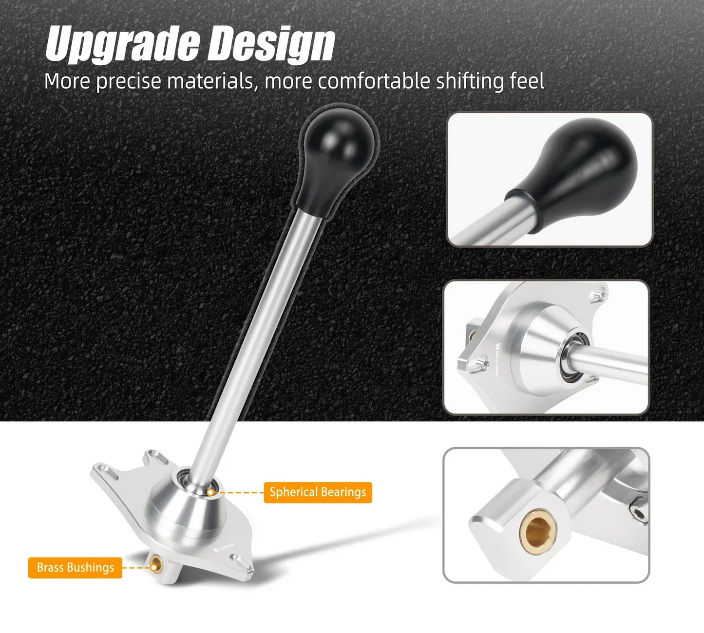 BMW 1 Series E81 E82 E87 E88 / 3 Series E90 E91 E92 E93 Billet Aluminum Short Shifter Kit 2006 - 2013