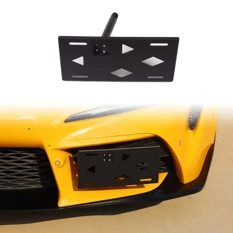 Toyota Supra MK5 A90 / A91 Front Bumper Tow Hook License Plate Mount Bracket 2019 - 2025