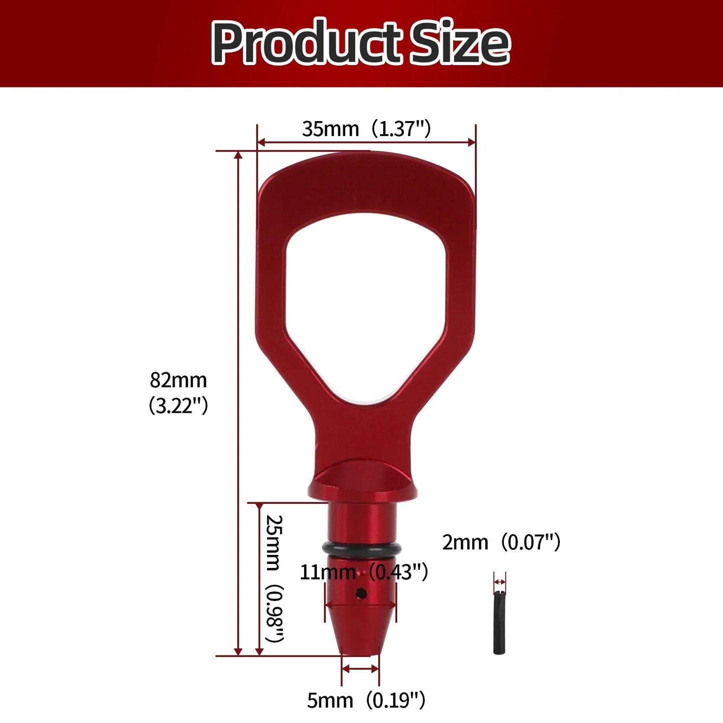 Subaru WRX Billet Aluminium Engine Oil Dipstick Pull Handle 2015 - 2021