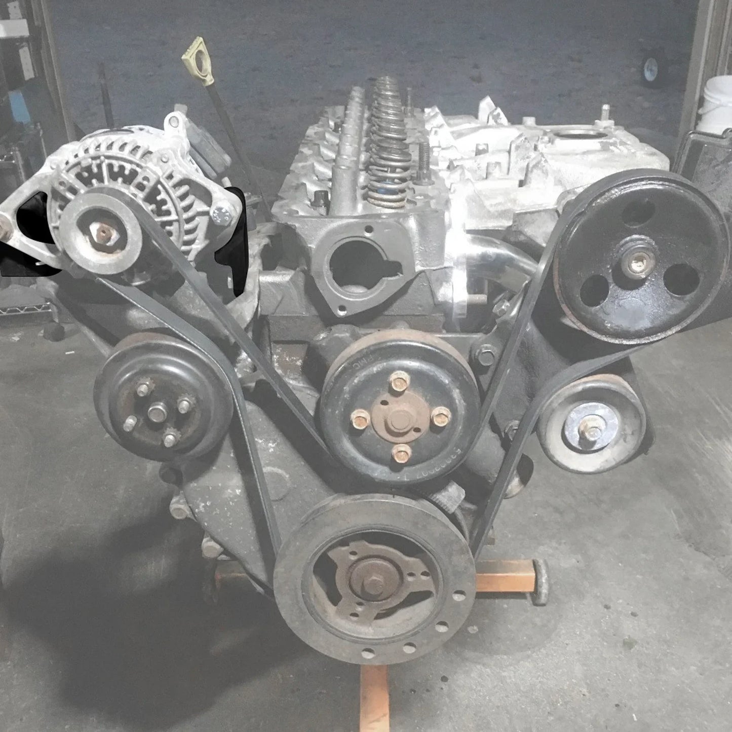 Jeep Wrangler TJ & Cherokee XJ 4.0L Inline-6 Billet Aluminum Alternator Relocation Bracket Kit 1996 - 2002