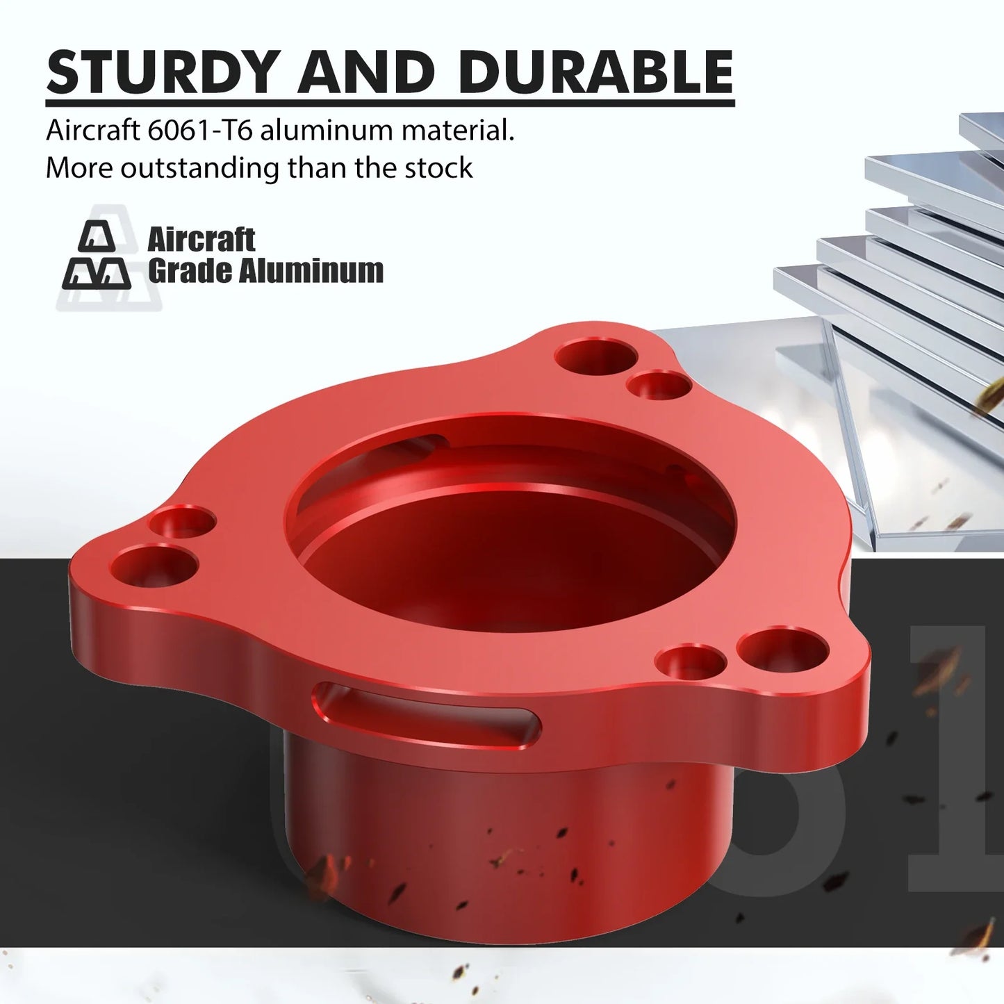 VW Golf MK7 / MK7.5 GTI / R / Jetta GLI / Atlas & Audi A3 / S3 / RS3 / A4 / A5 / Q5 / TT / TTS / Allroad EA888 Atmospheric Blow-Off Valve Diverter Spacer (1.8T / 2.0T / 2.5T)