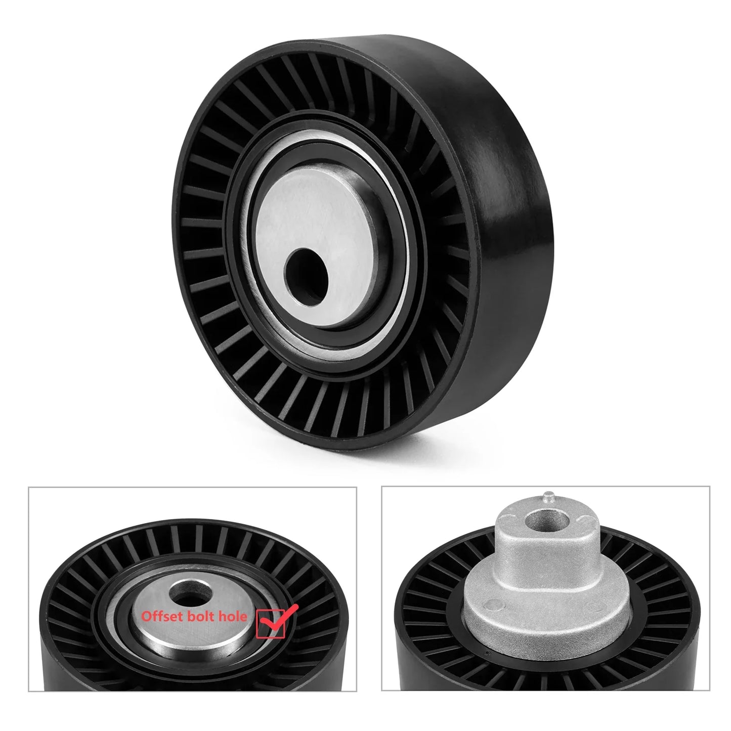BMW 3 Series E36 E46 / 5 Series E39 / X5 E53 / Z3 Z4 Drive Belt Tensioner Idler Pulley 11287841228 1992 - 2006