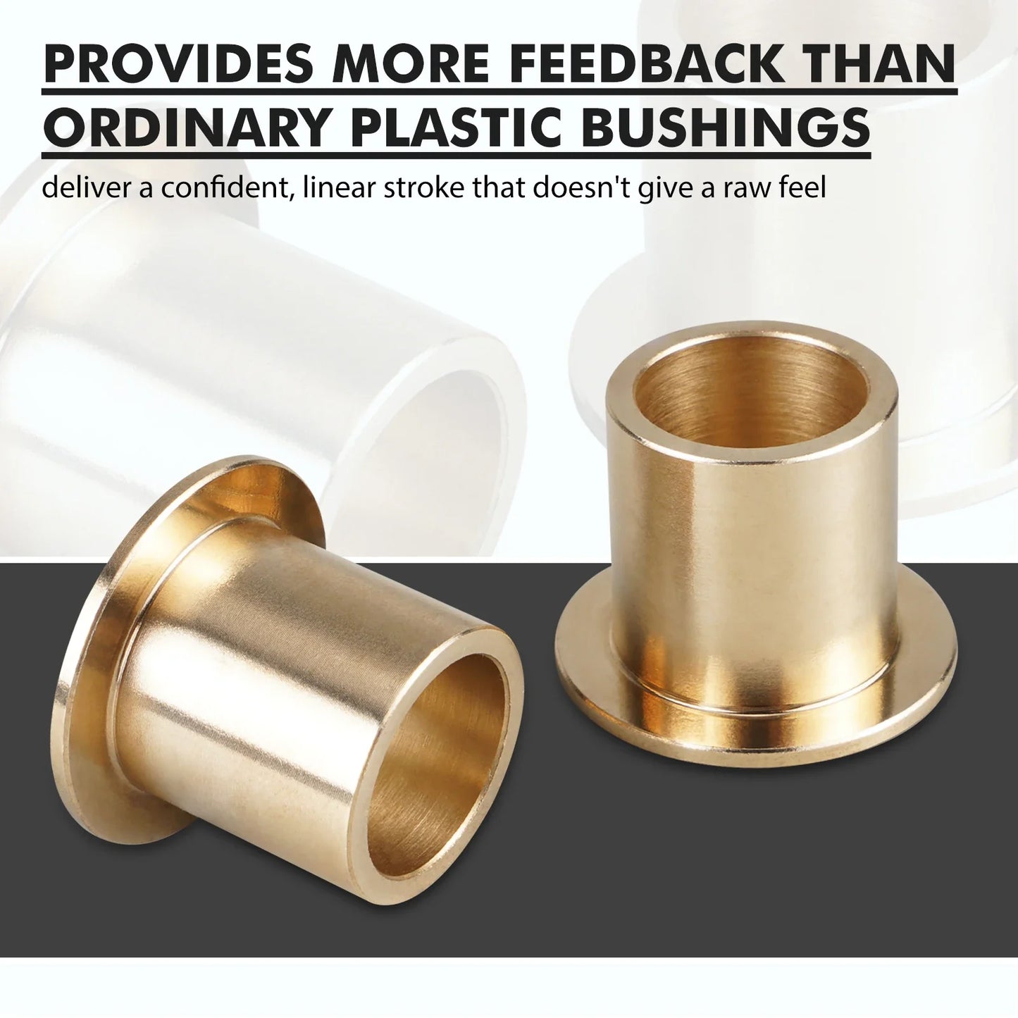 BMW 1 2 3 4 5 6 7 8 Series / X1 X3 X5 / Z4 Z8 / MINI Self-Lubricating Brass Clutch & Brake Pedal Bushing Kit 1989 - 2020