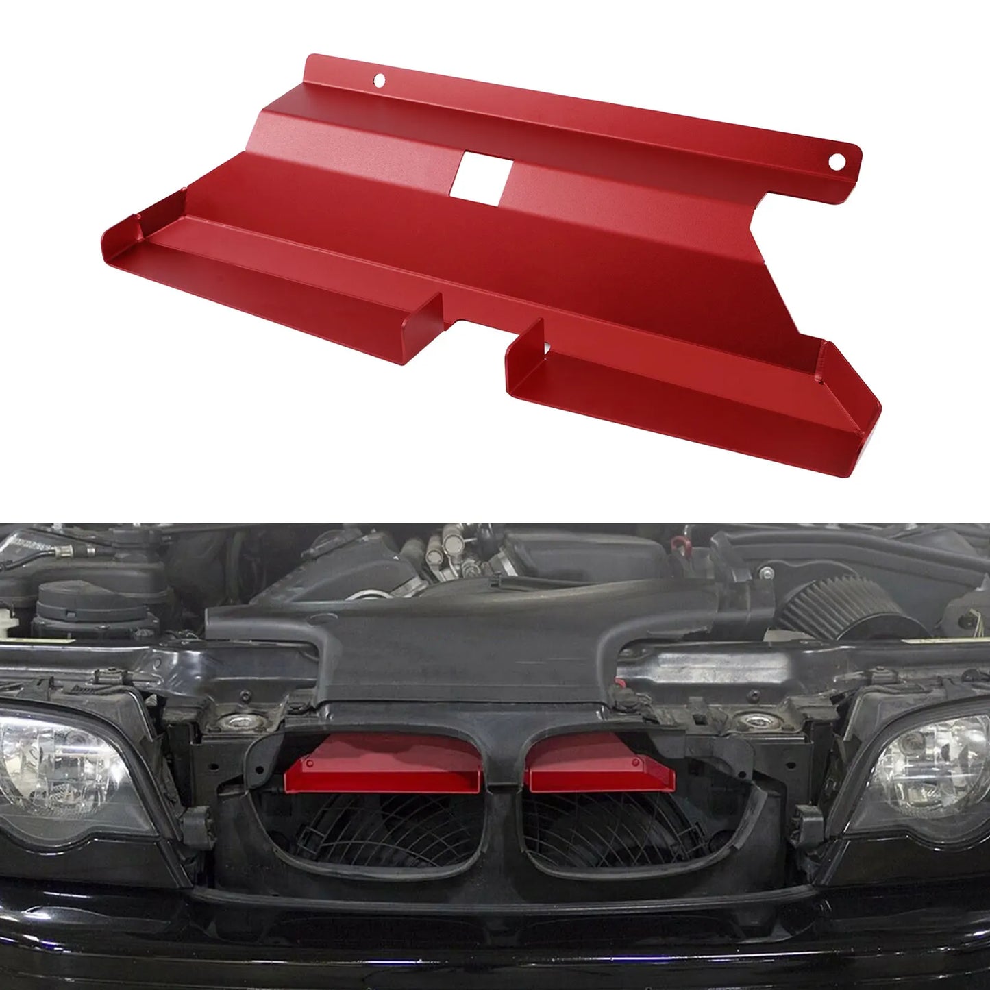 Air Intake Scoop for BMW E46 3 Series (1999-2006) – Aluminum Cold Air Duct