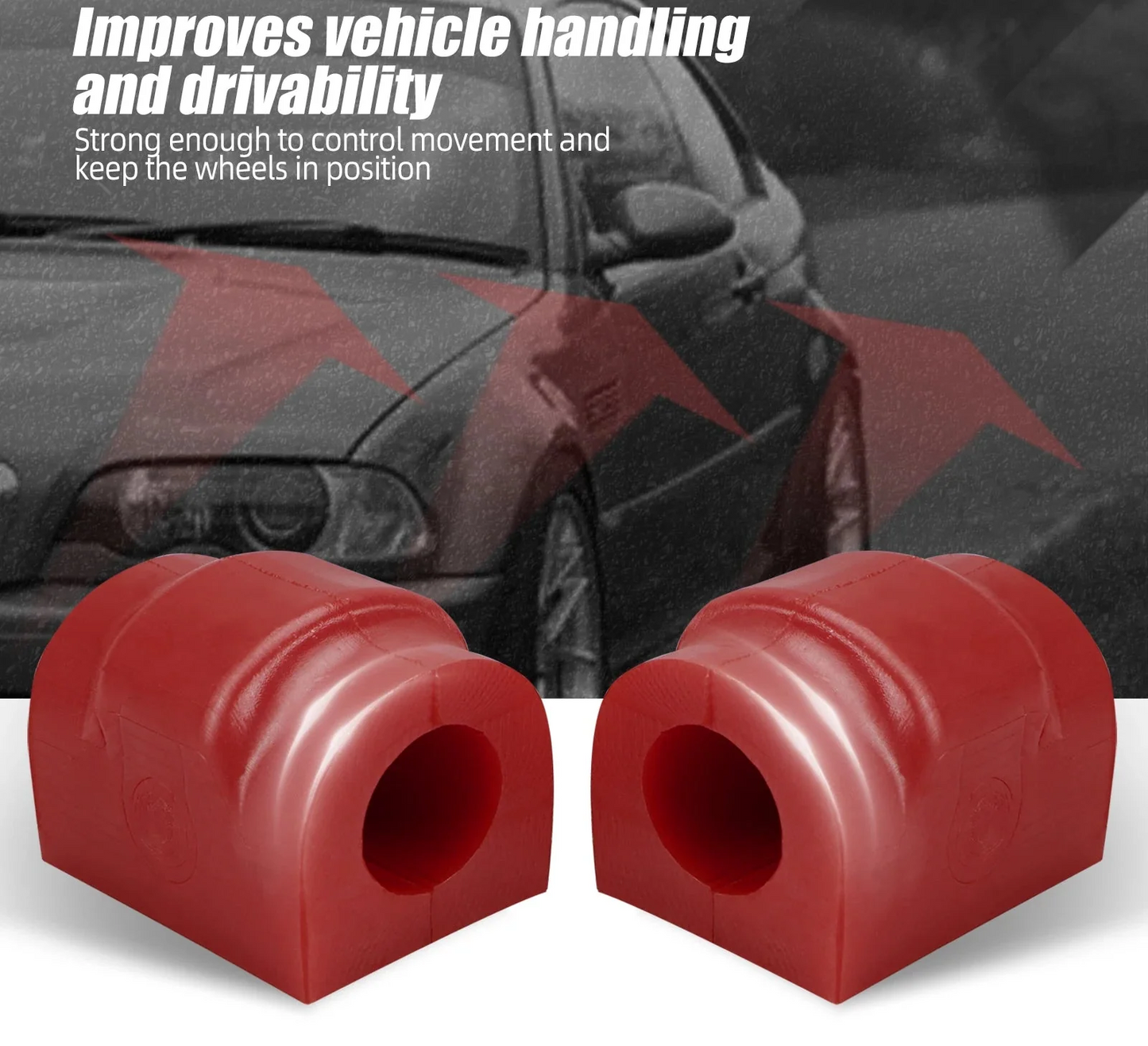 BMW Polyurethane Sway Bar Bushings 18mm – Rear Suspension Upgrade (E36 E46 Z4)